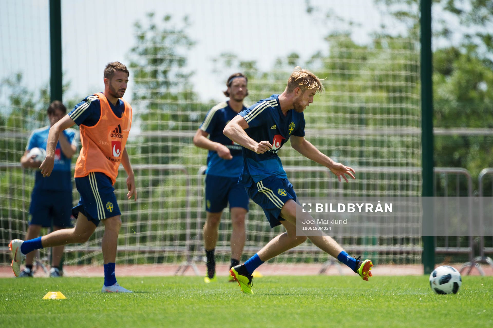 Filip Helander of the Swedish national football team at a