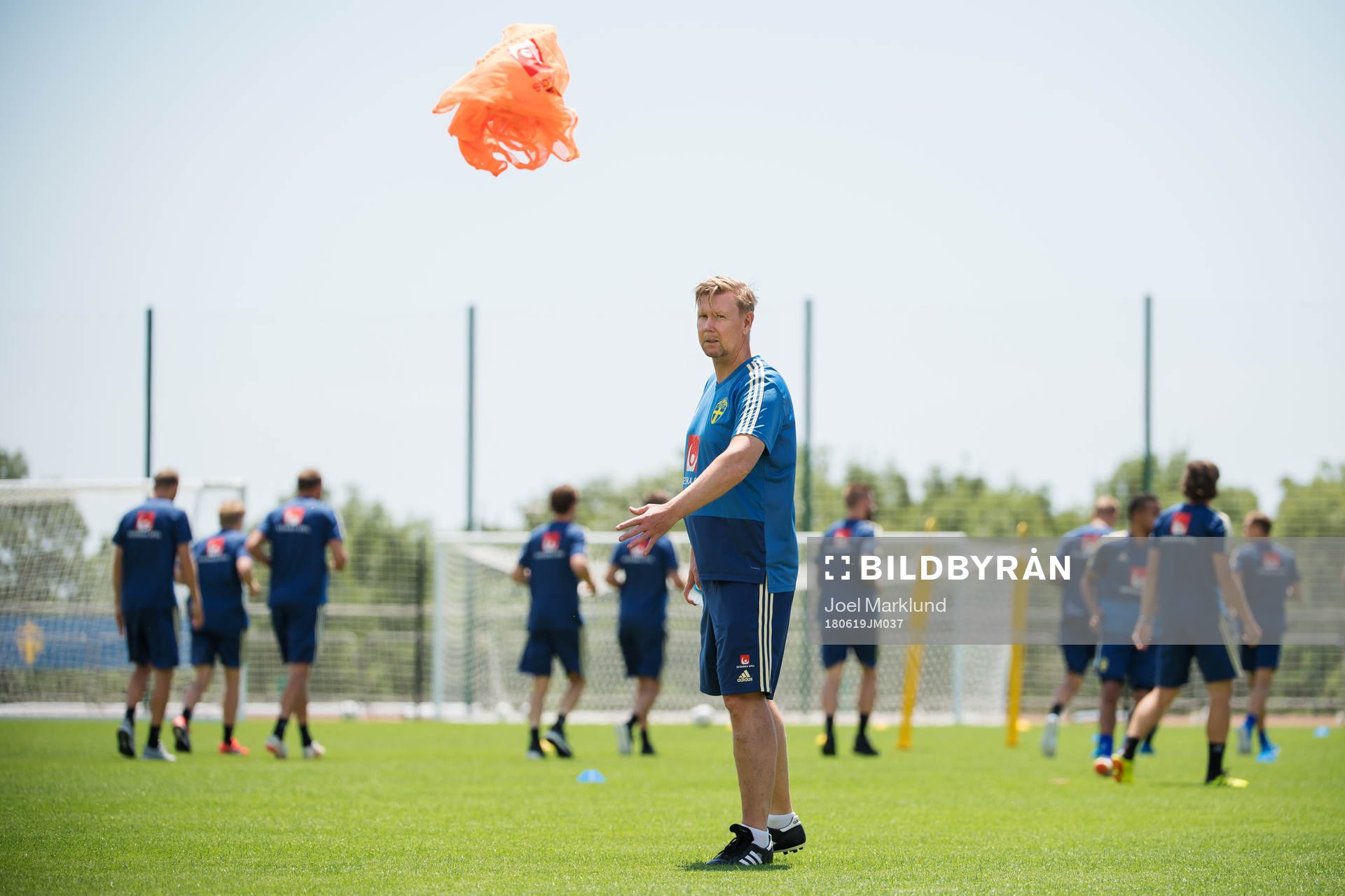 Assistant coach Peter Wettergren of the Swedish national