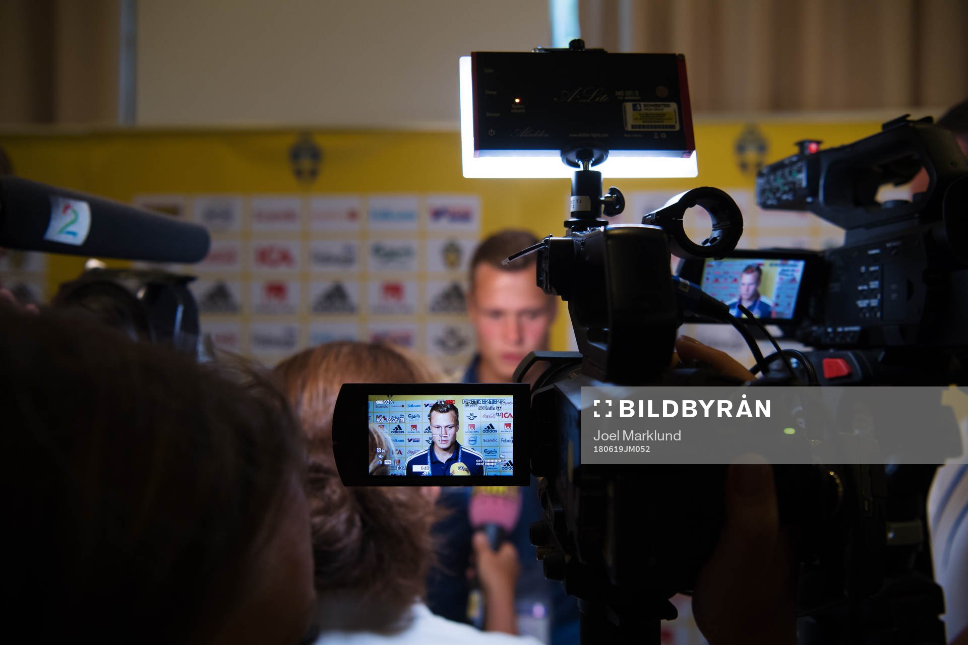 Viktor Claesson of the Swedish national football team is