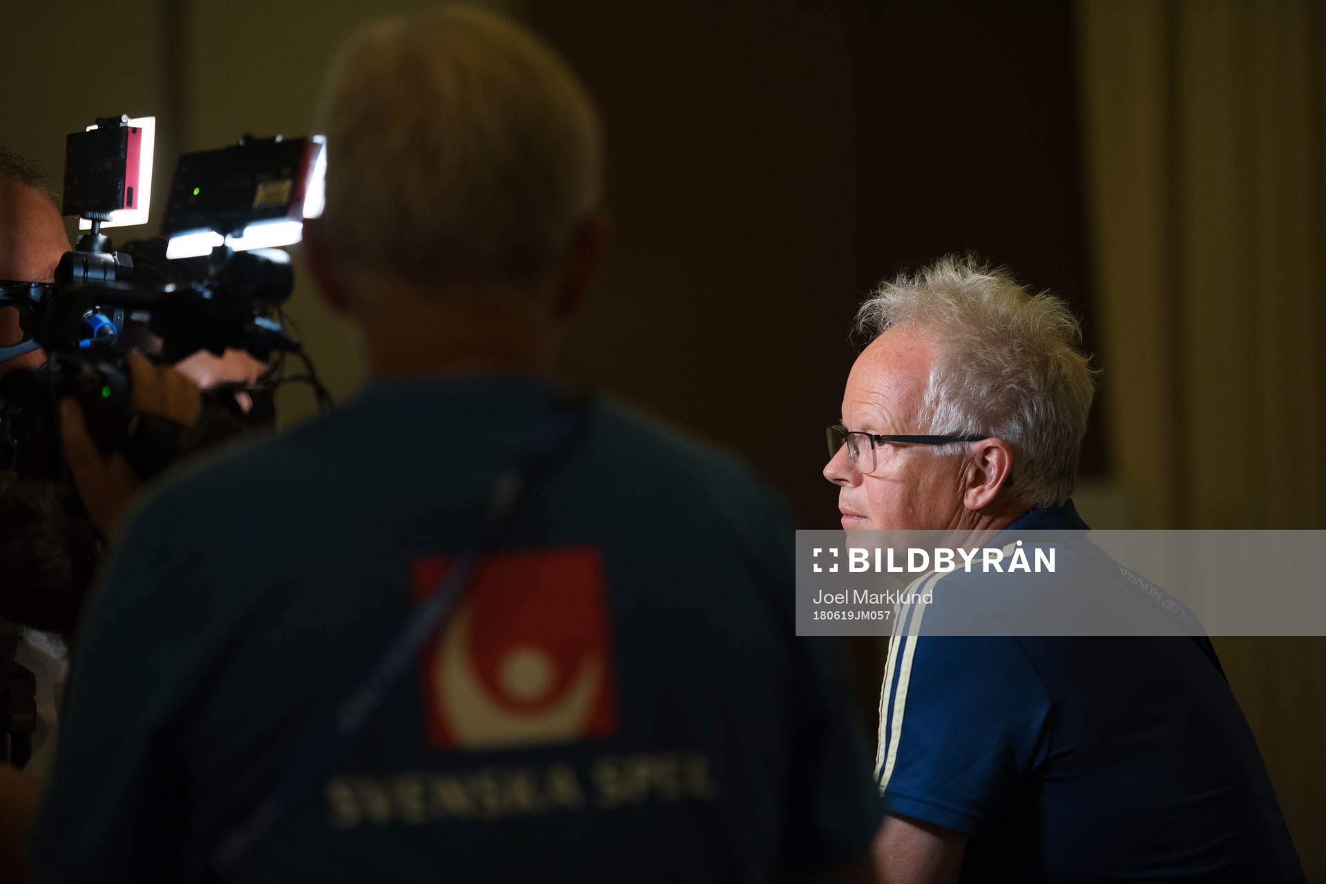 Team doctor Anders Valentin of the Swedish national