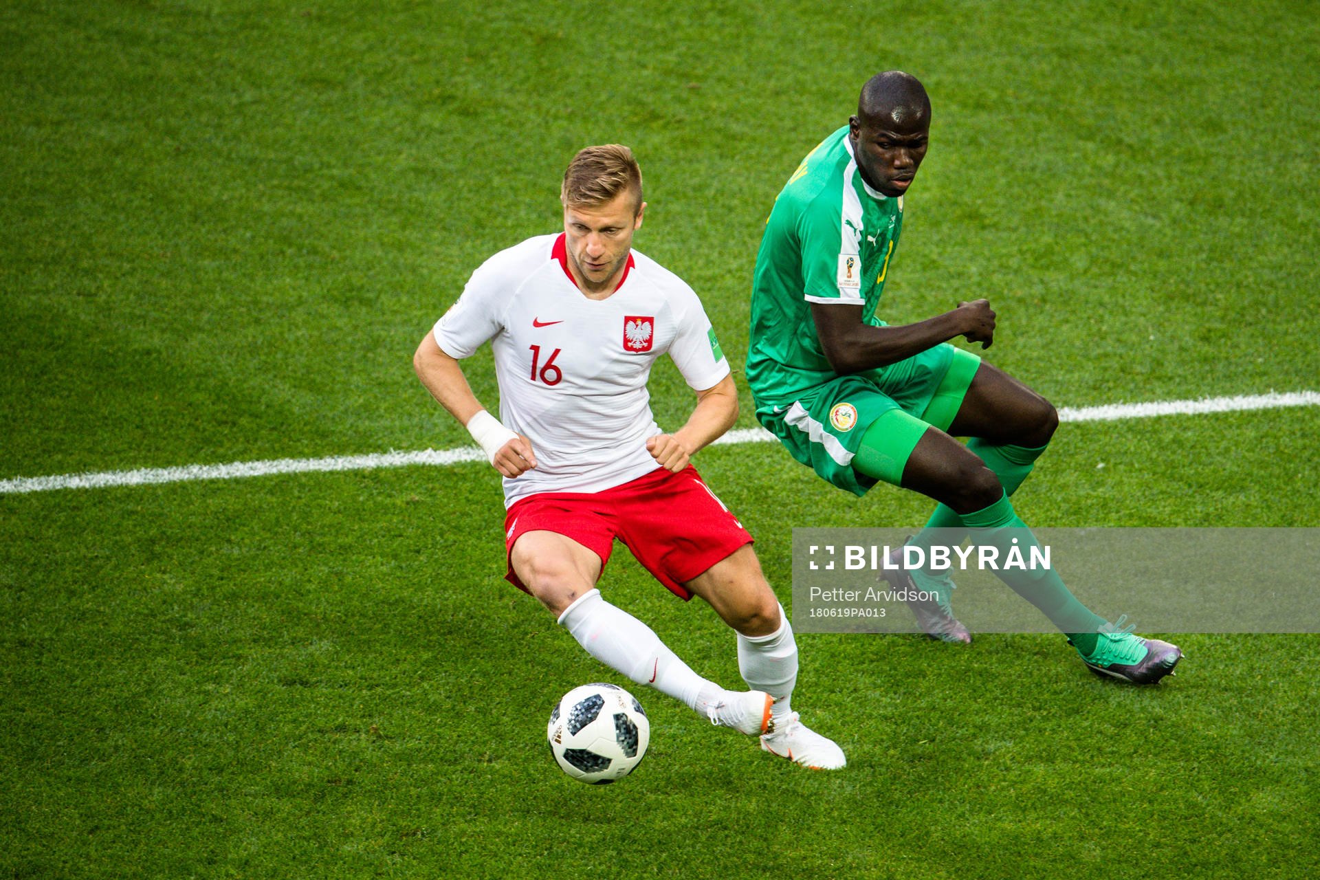 Jakub Blaszczykowski of Poland and Kalidou Koulibaly of