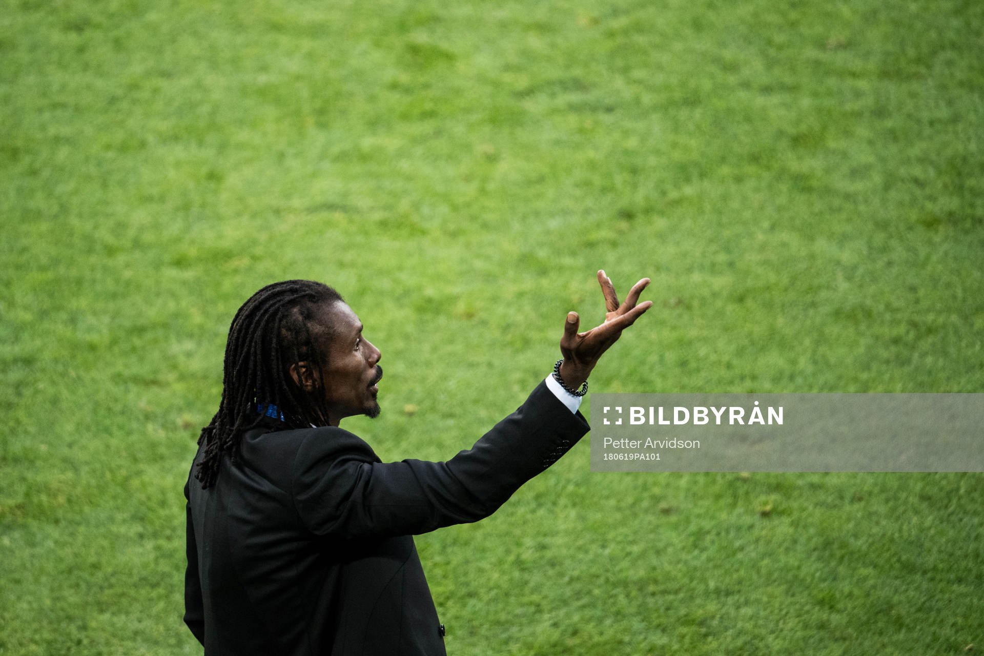 Head coach Aliou Cisse of Senegal