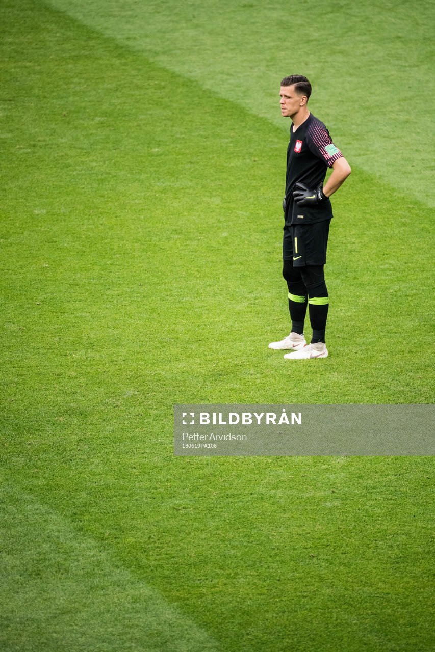 Goalkeeper Wojciech Szczesny of Poland looks dejected