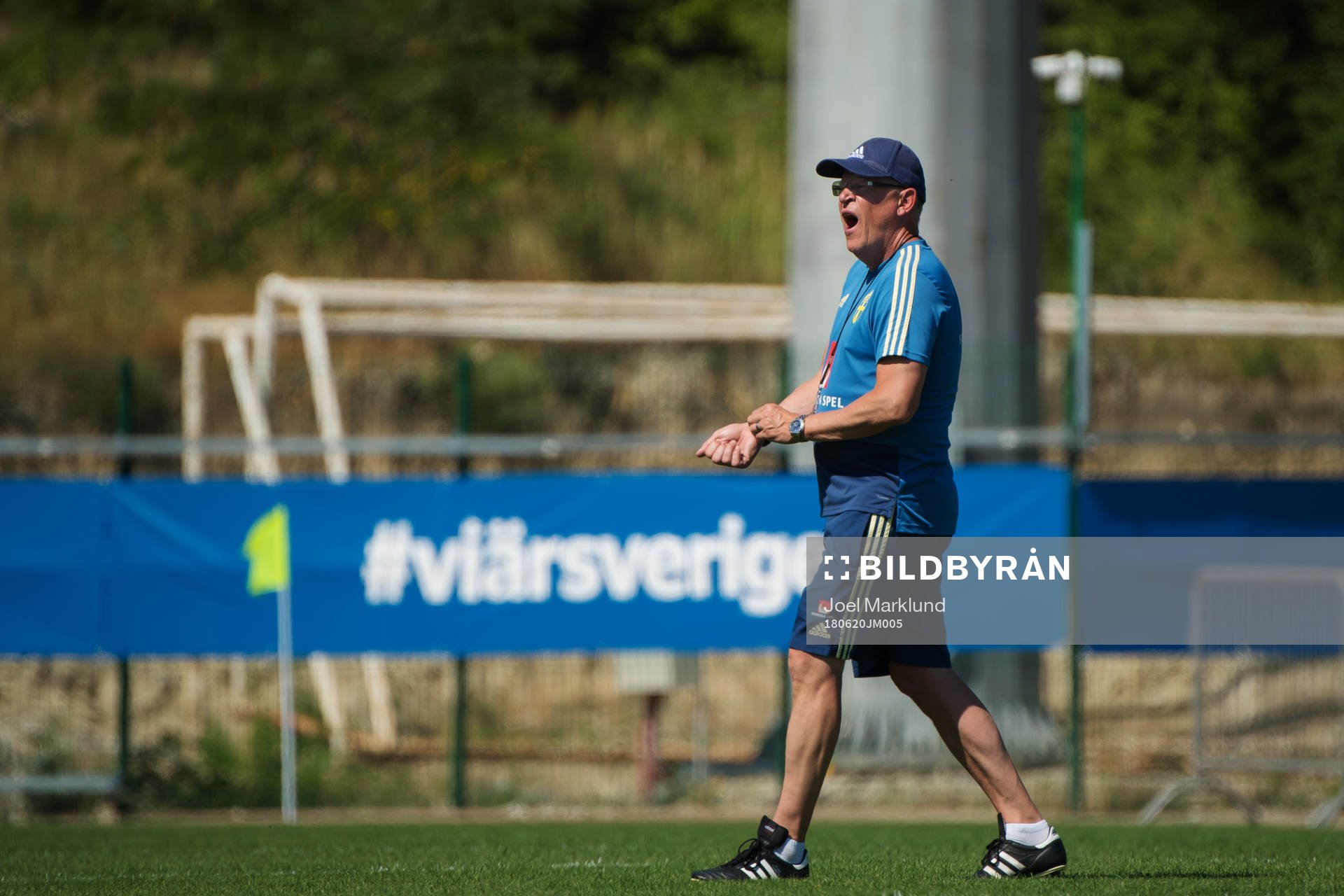 Head coach Janne Andersson of the Swedish national football