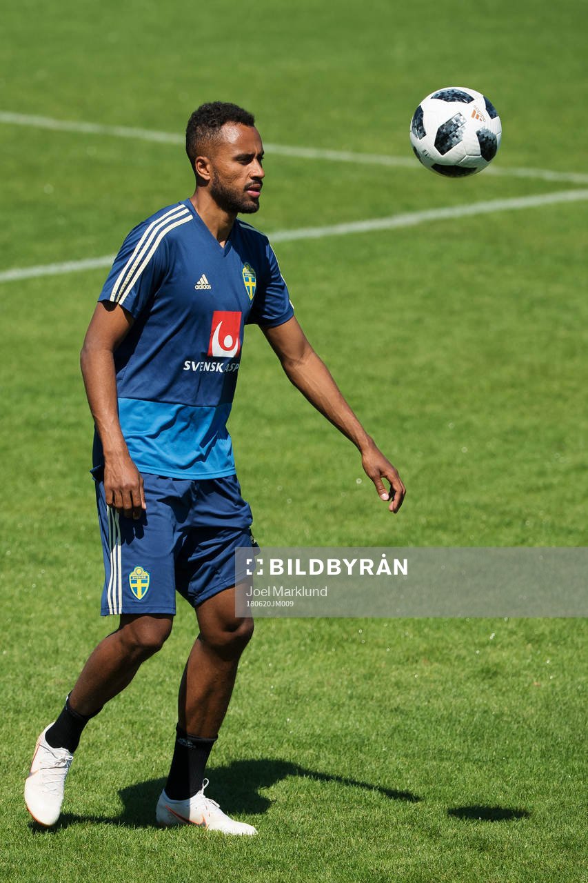 Isaac Kiese Thelin of the Swedish national football team at