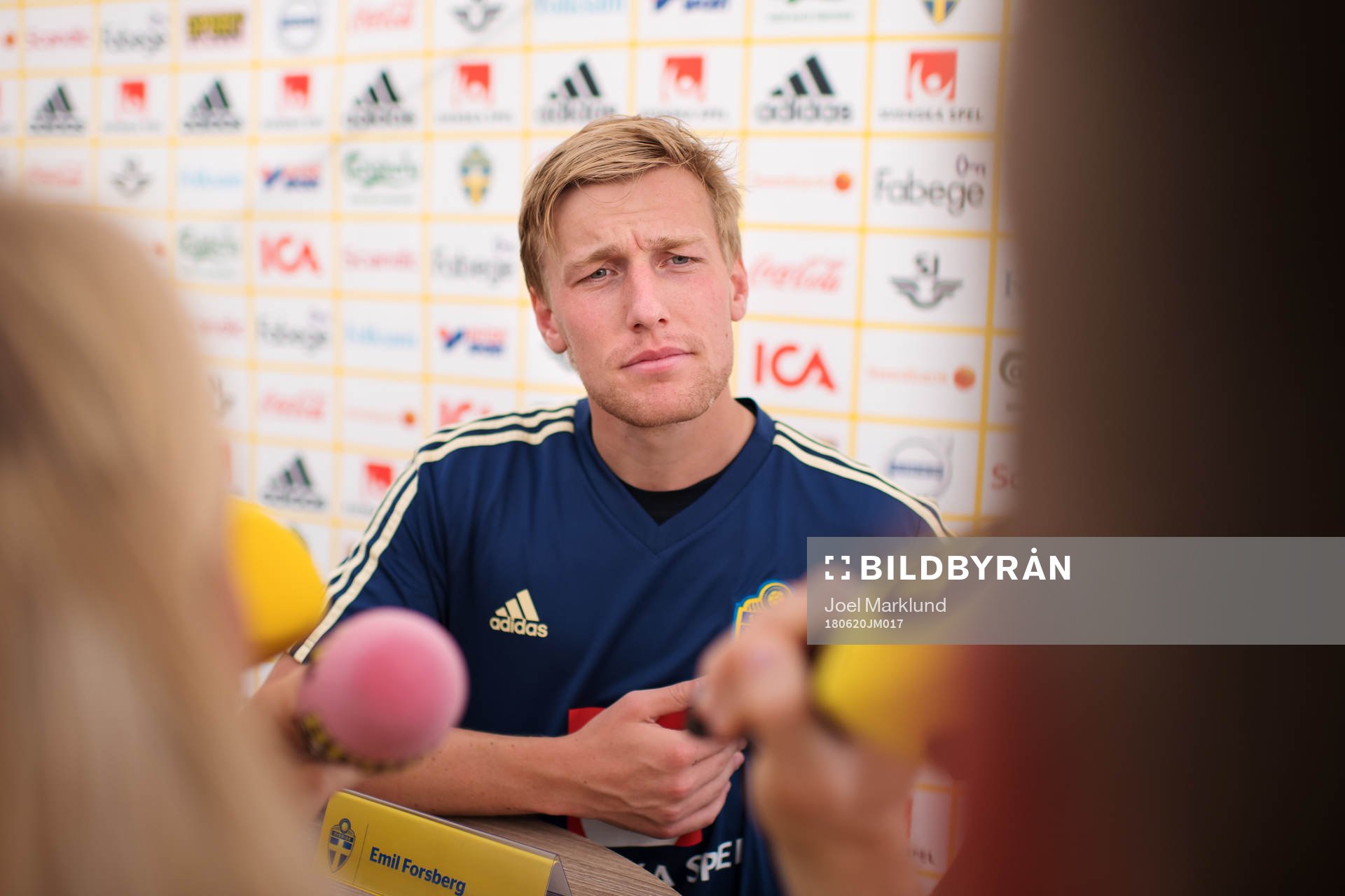 Emil Forsberg of the Swedish national football team