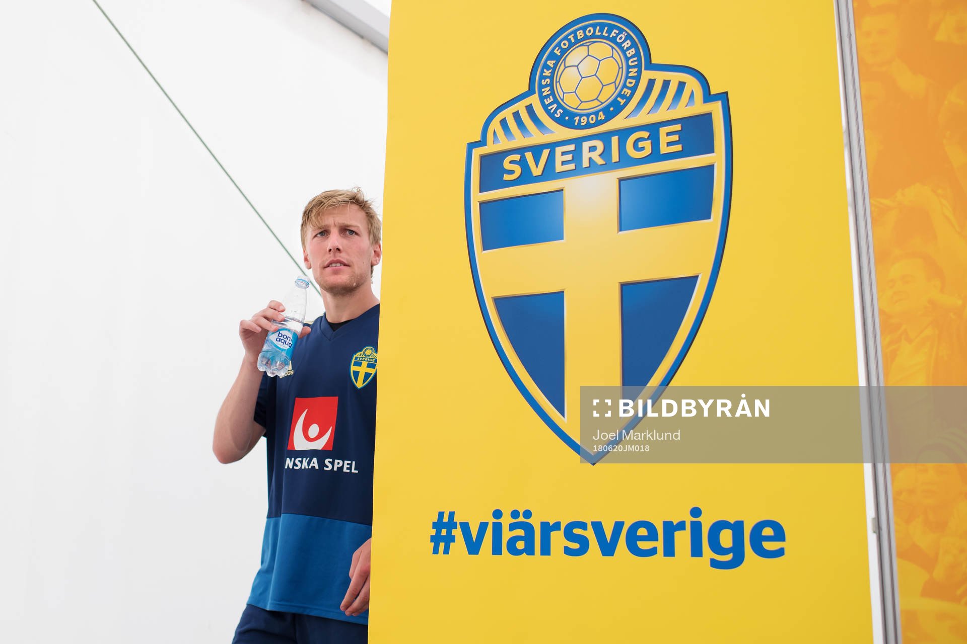 Emil Forsberg of the Swedish national football team