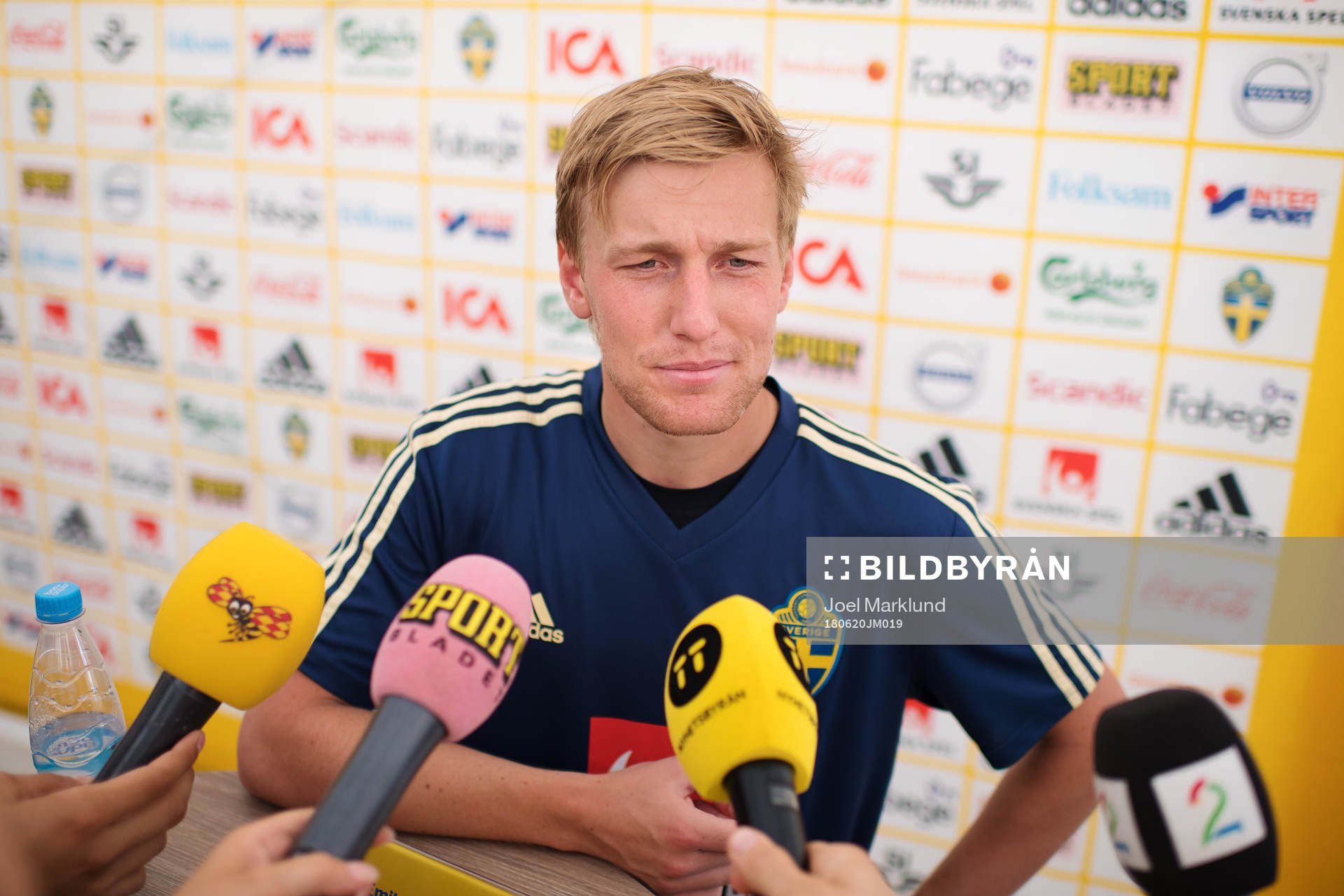 Emil Forsberg of the Swedish national football team is