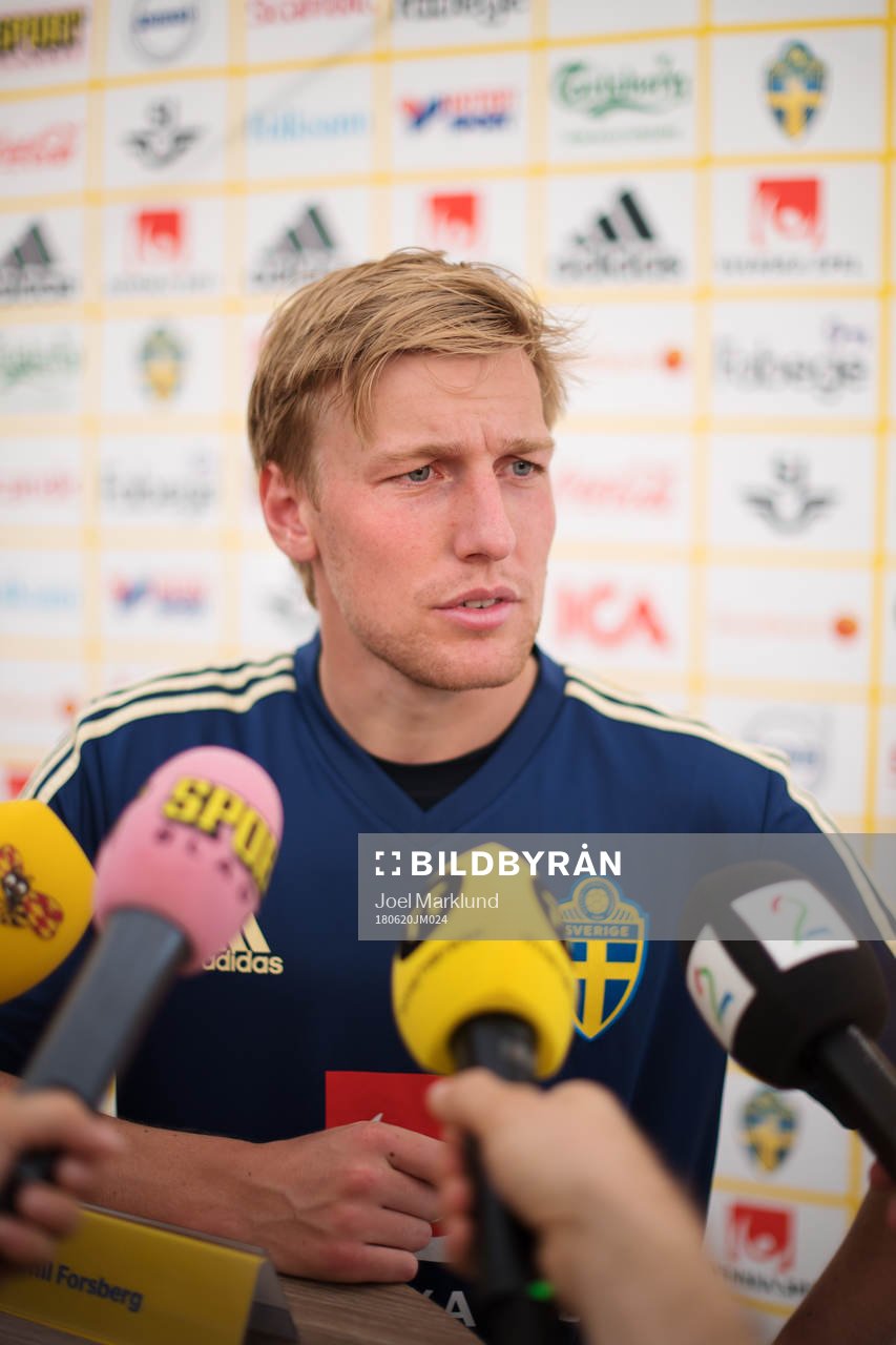 Emil Forsberg of the Swedish national football team is
