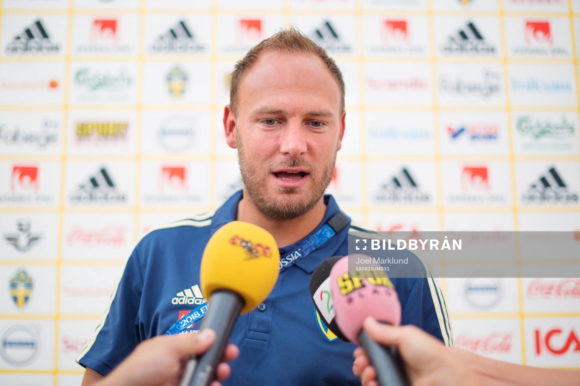 Andreas Granqvist of the Swedish national football team is