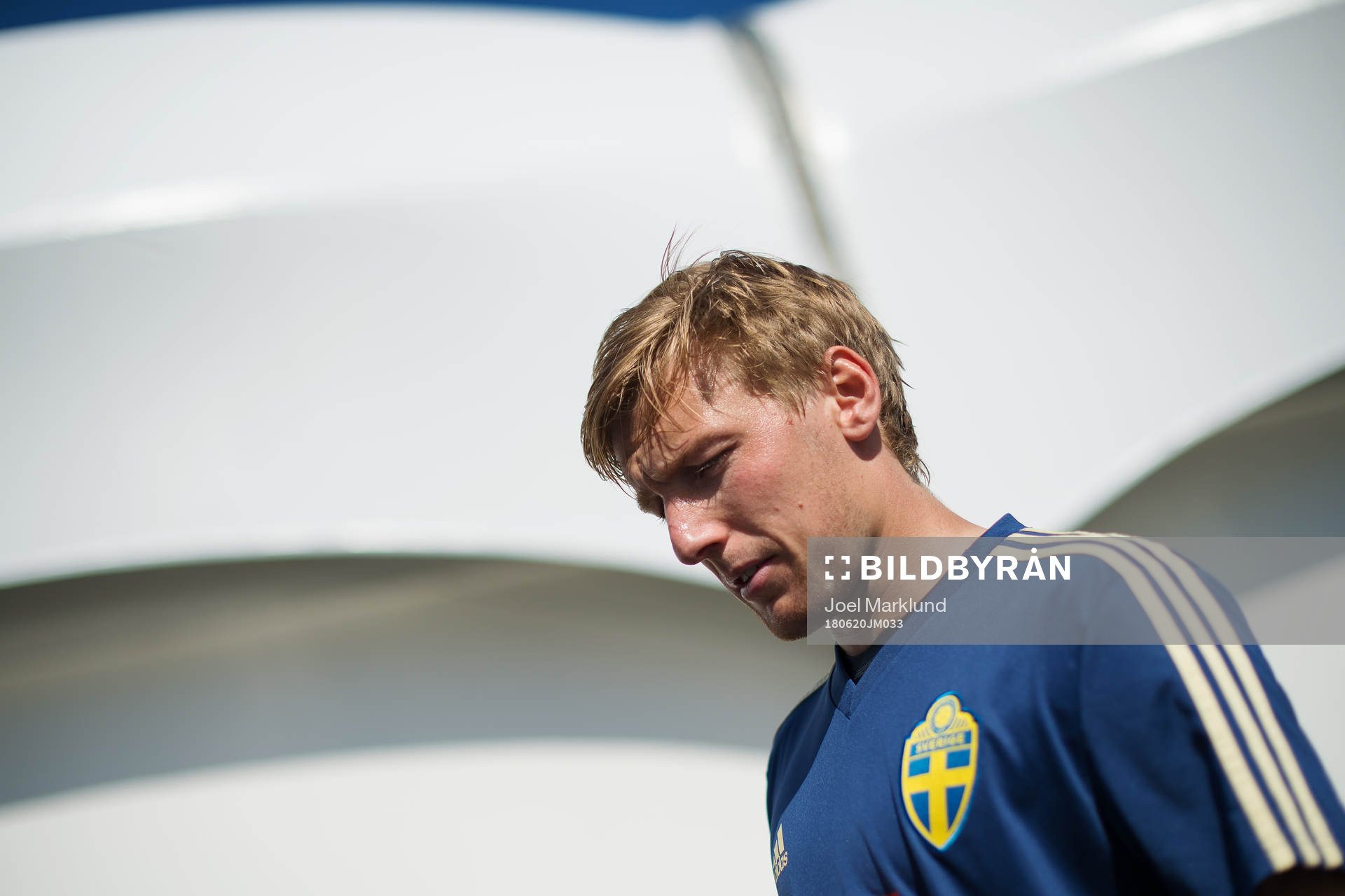 Emil Forsberg of the Swedish national football team