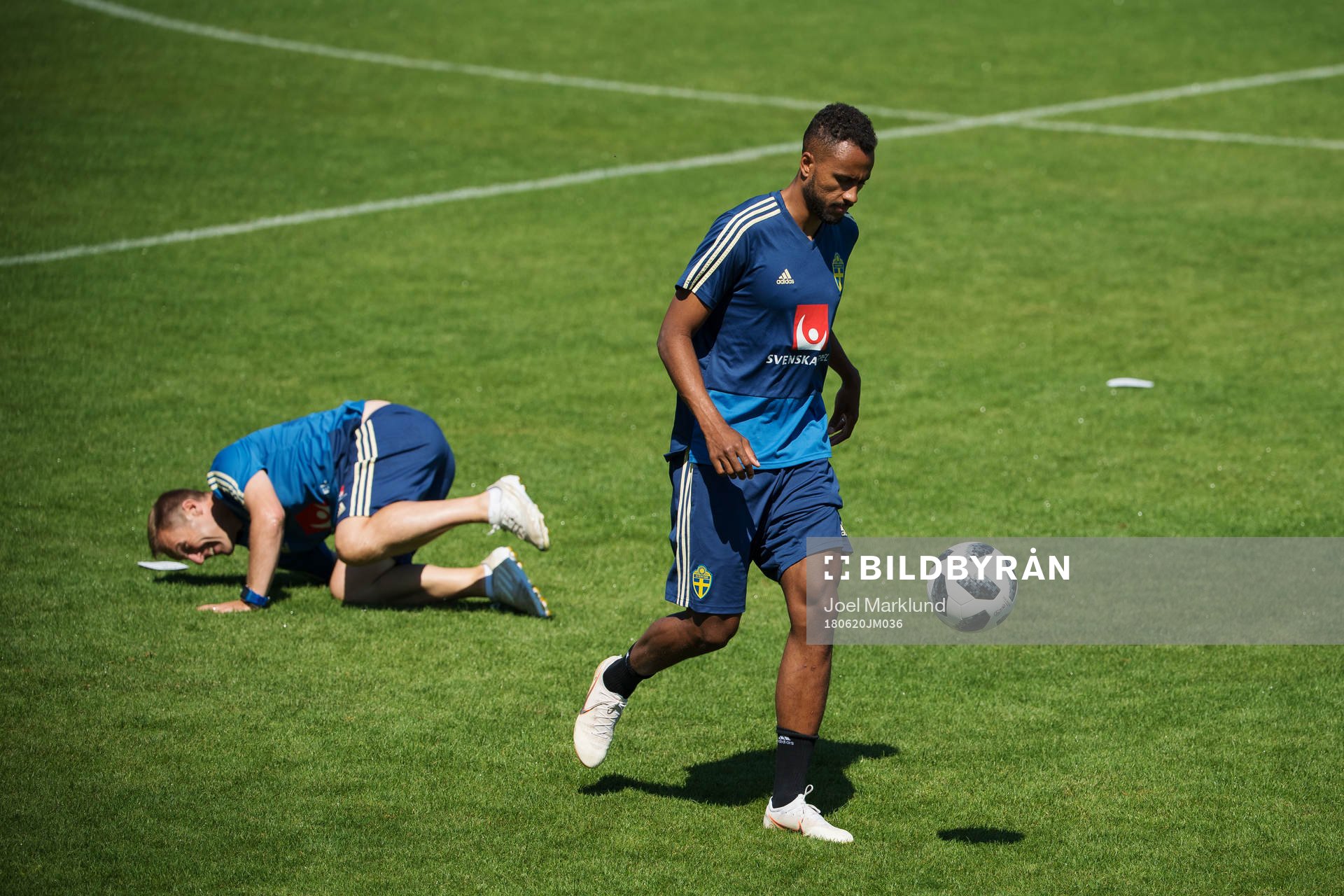 Performance Manager Paul Balsom and Isaac Kiese Thelin of