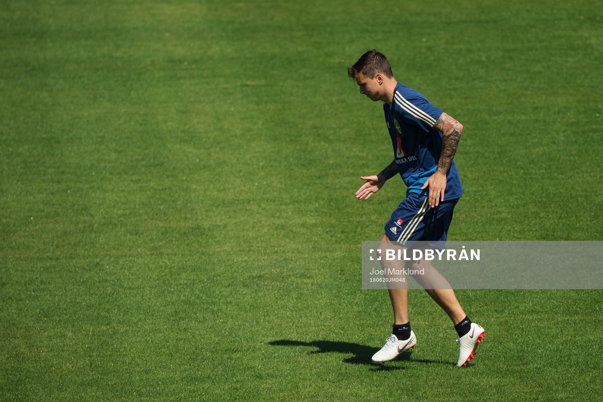 Victor Nilsson Lindelöf of the Swedish national football