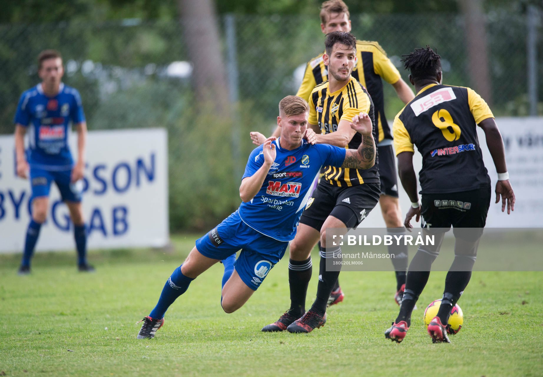 i matchen i division 2 mellan Nosaby och IFK Hässleholm i
