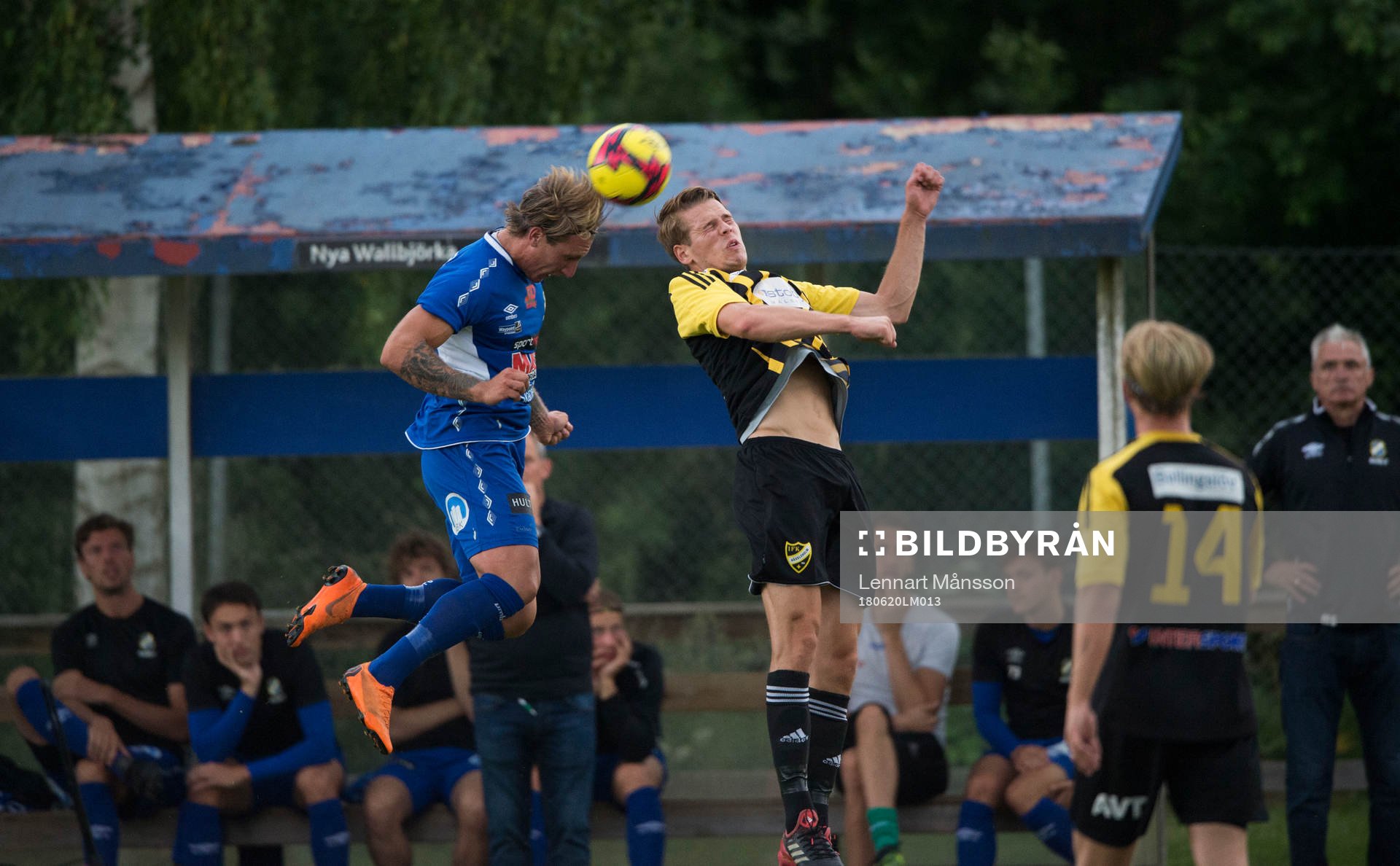 IFK Hässleholms Filip Ranmo i matchen i division 2 mellan