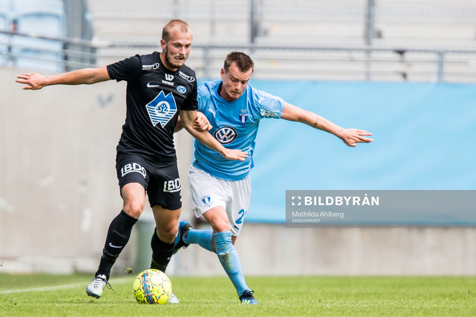 Moldes Eirik Hestad och Malmö FFs Eric Larsson