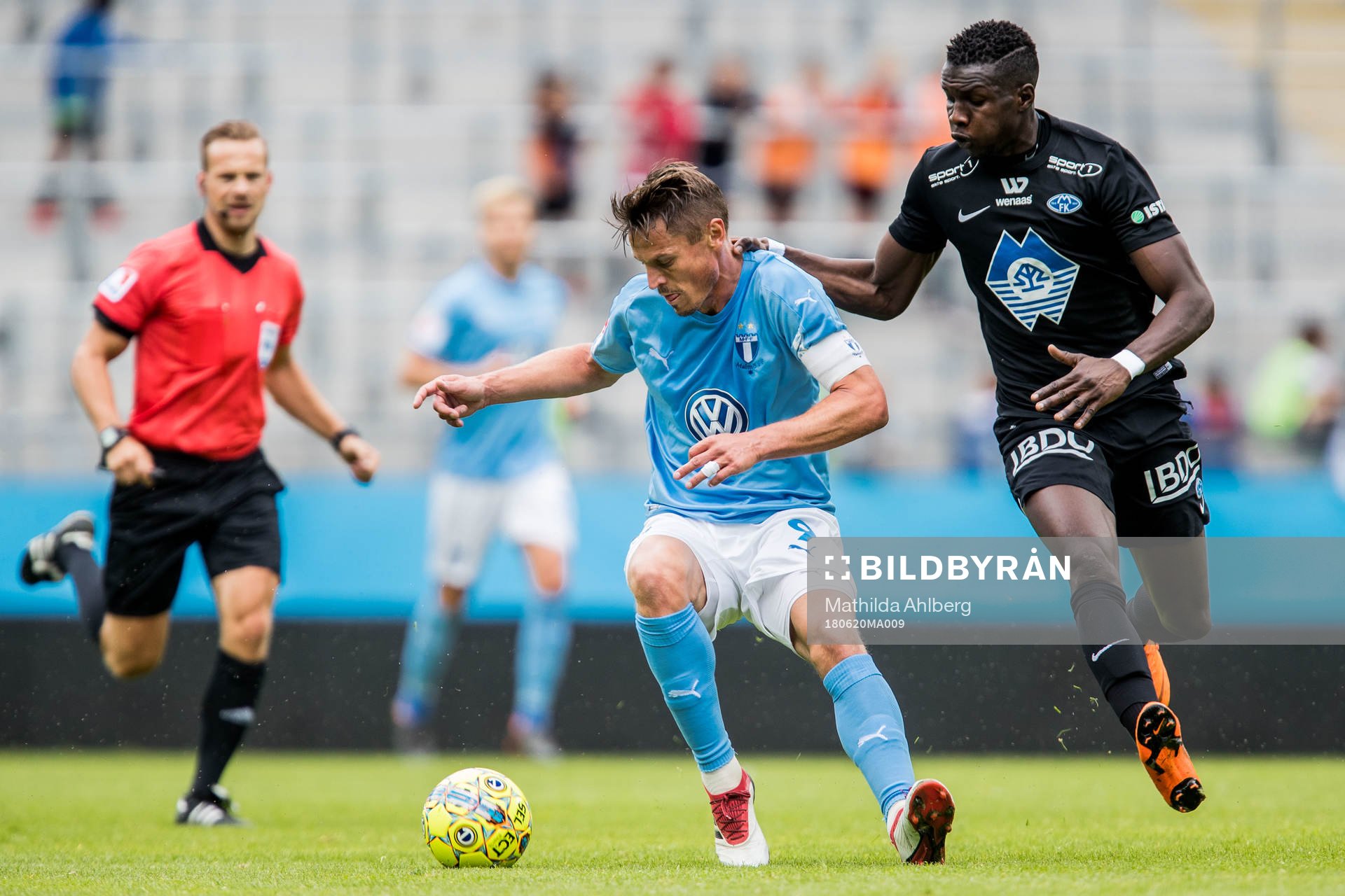Malmö FFs Markus Rosenberg och Moldes Babacar Sarr