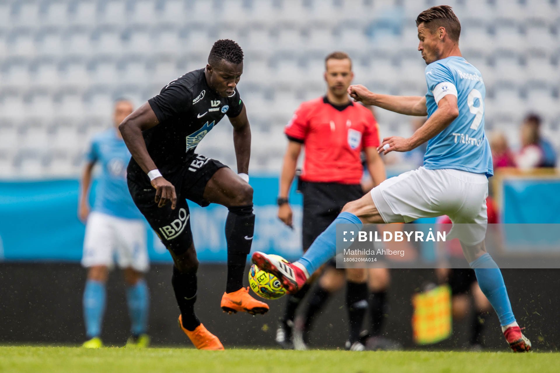 Moldes Babacar Sarr och Malmö FFs Markus Rosenberg