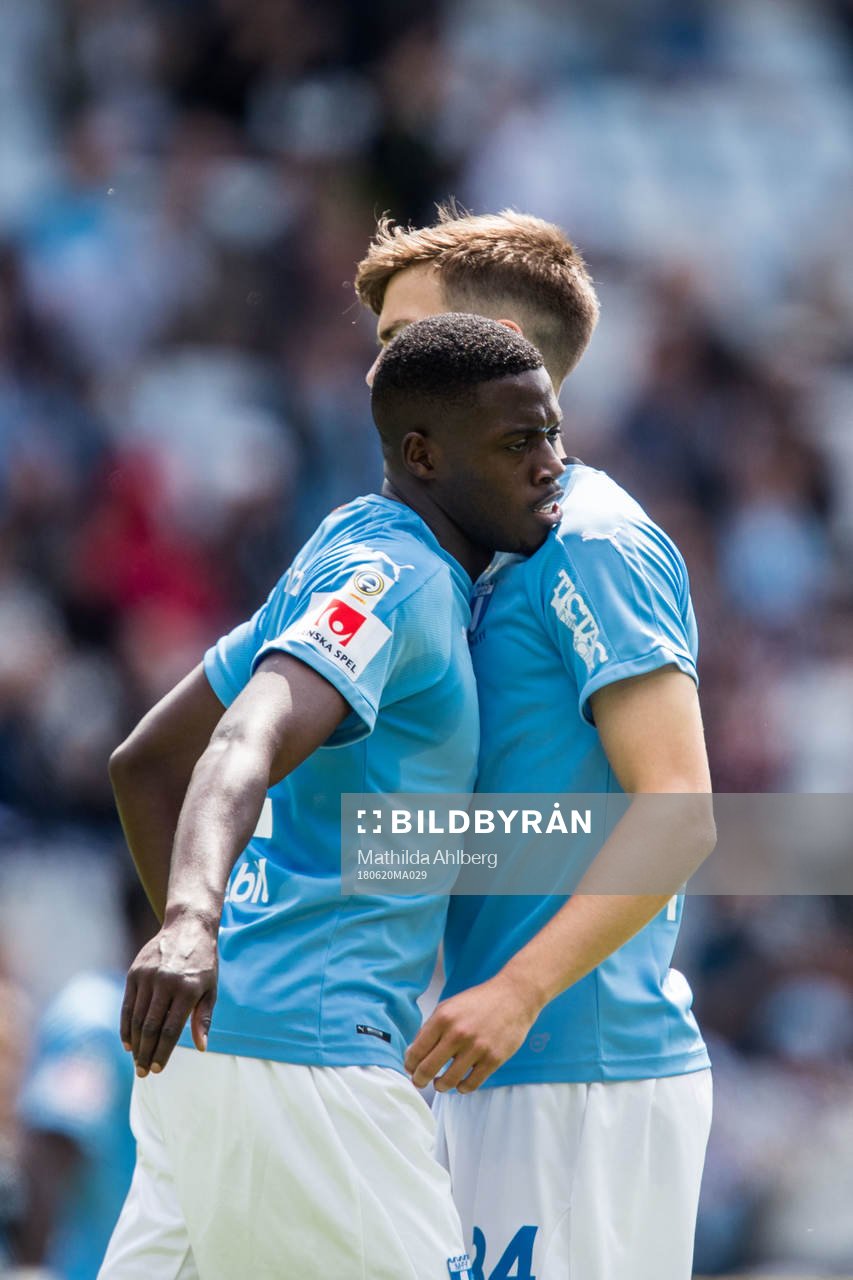 Malmö FFs Isak Ssewankambo jublar