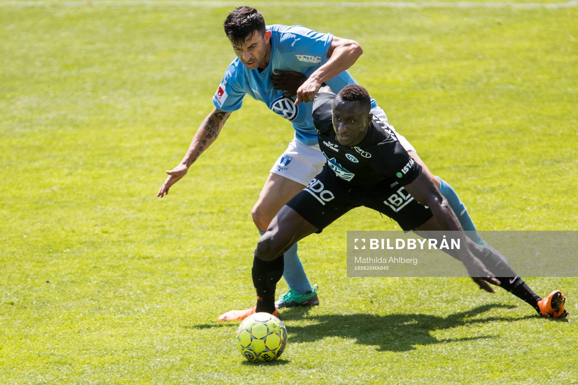 Malmö FFs Behrang Safari och Moldes Ibrahima Wadji