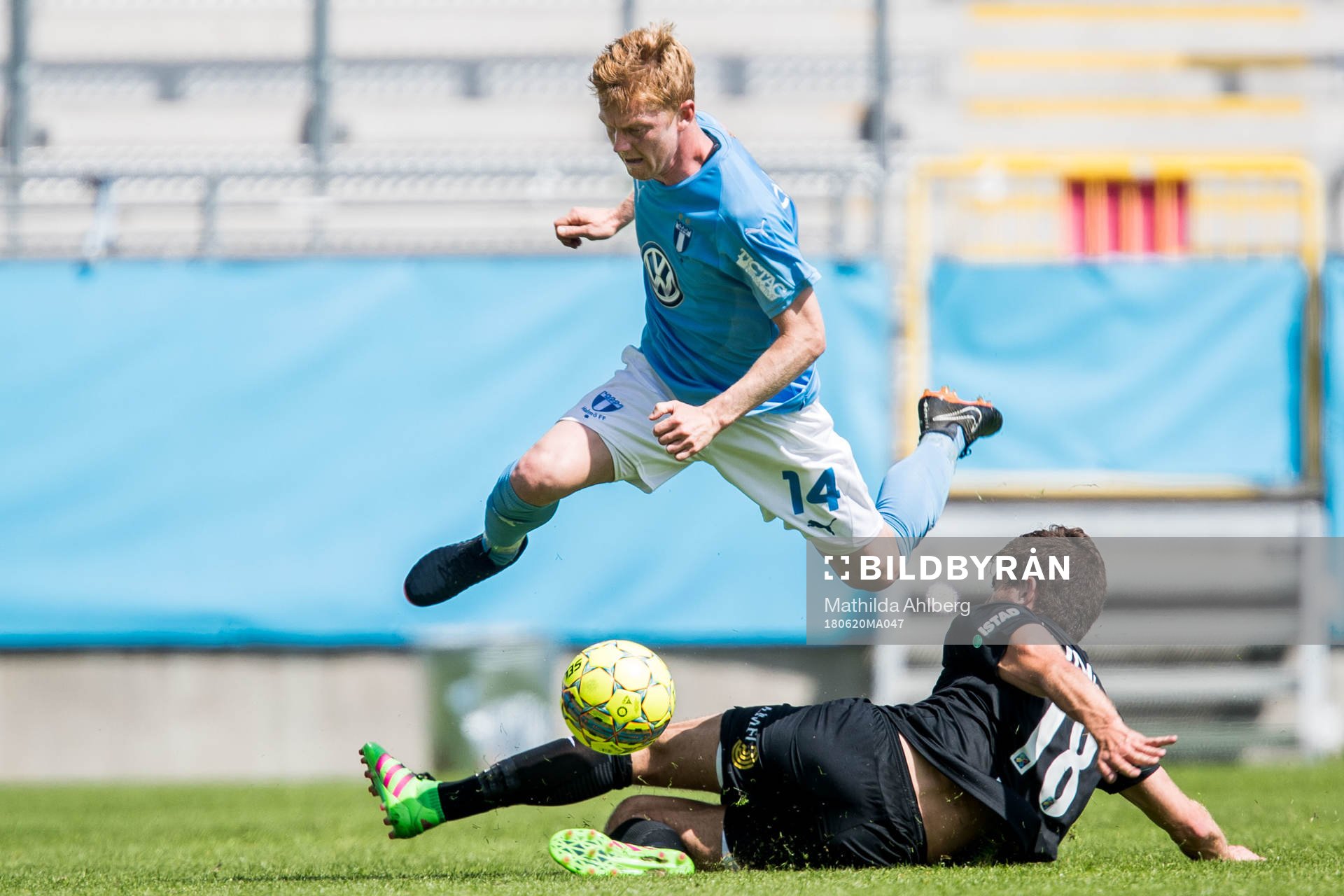 Malmö FFs Anders Christiansen i duell