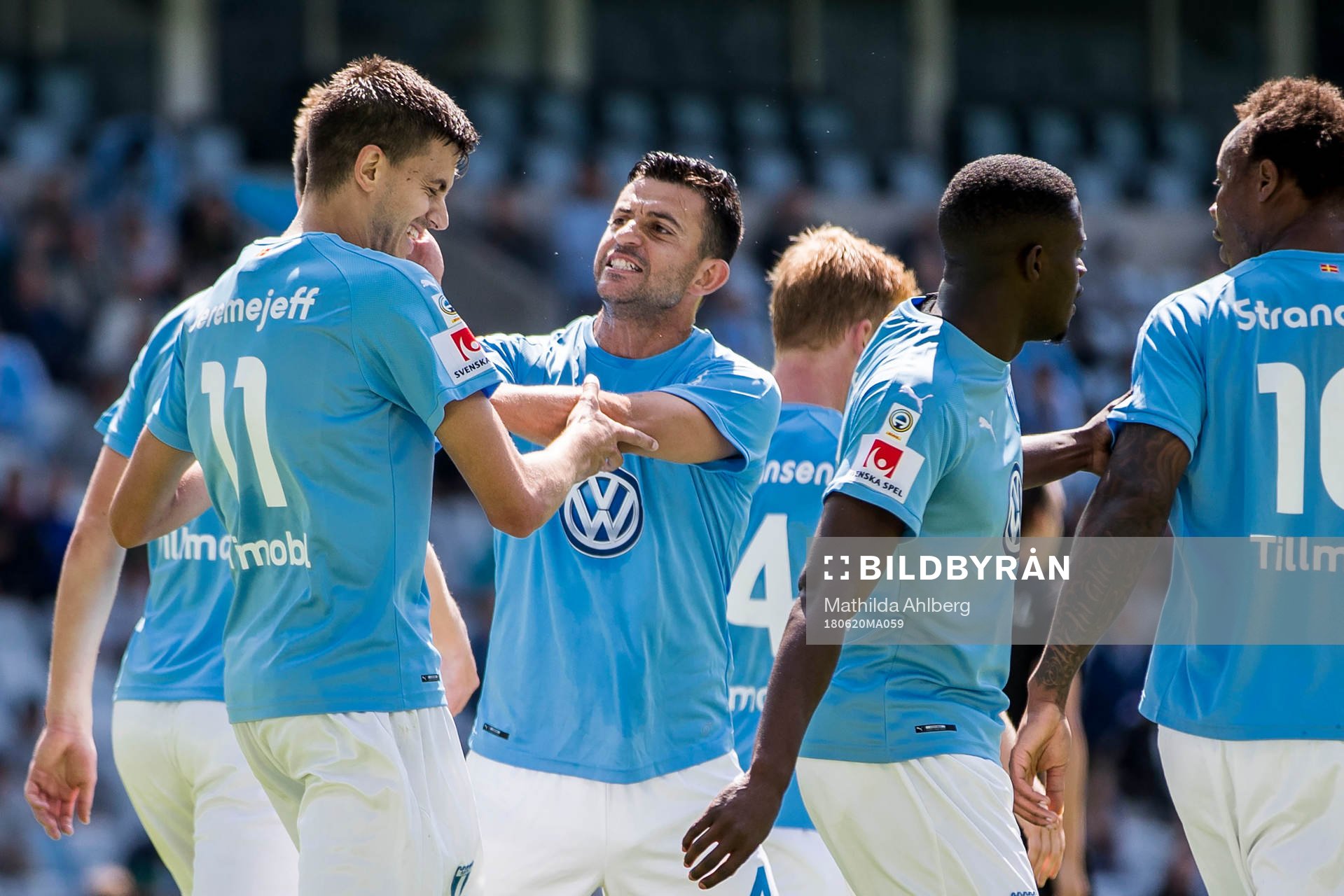 Malmö FFs Alexander Jeremejeff och Behrang Safari