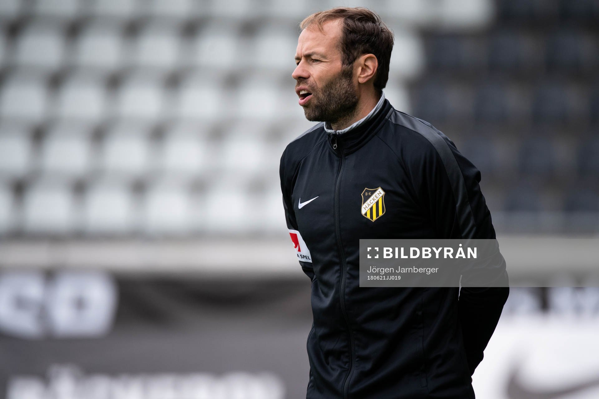 Häckens tränare Andreas Alm
