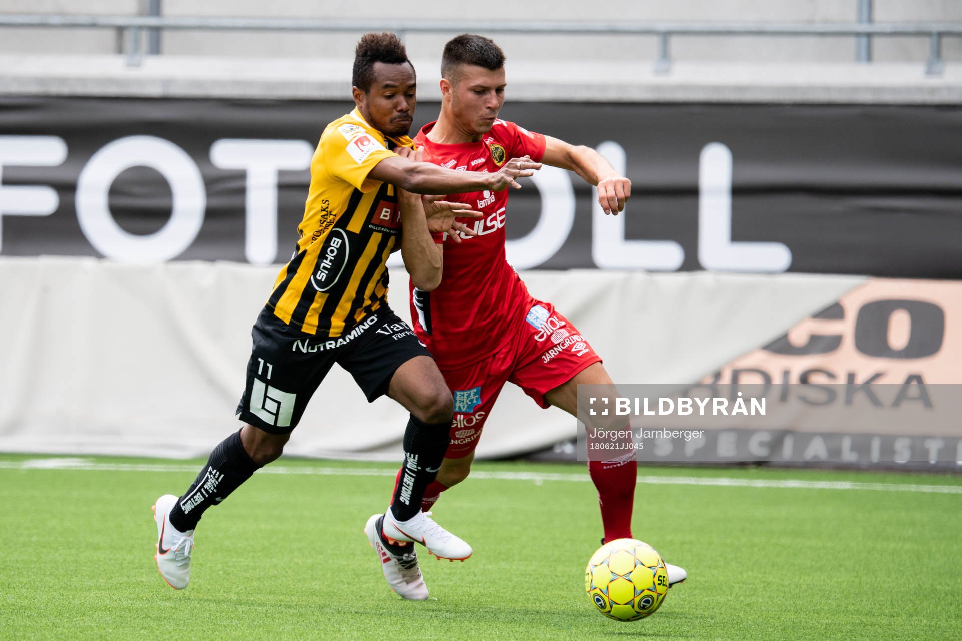 Elfsborgs Ibrahim Dresevic och Häckens Nasiru Mohammed