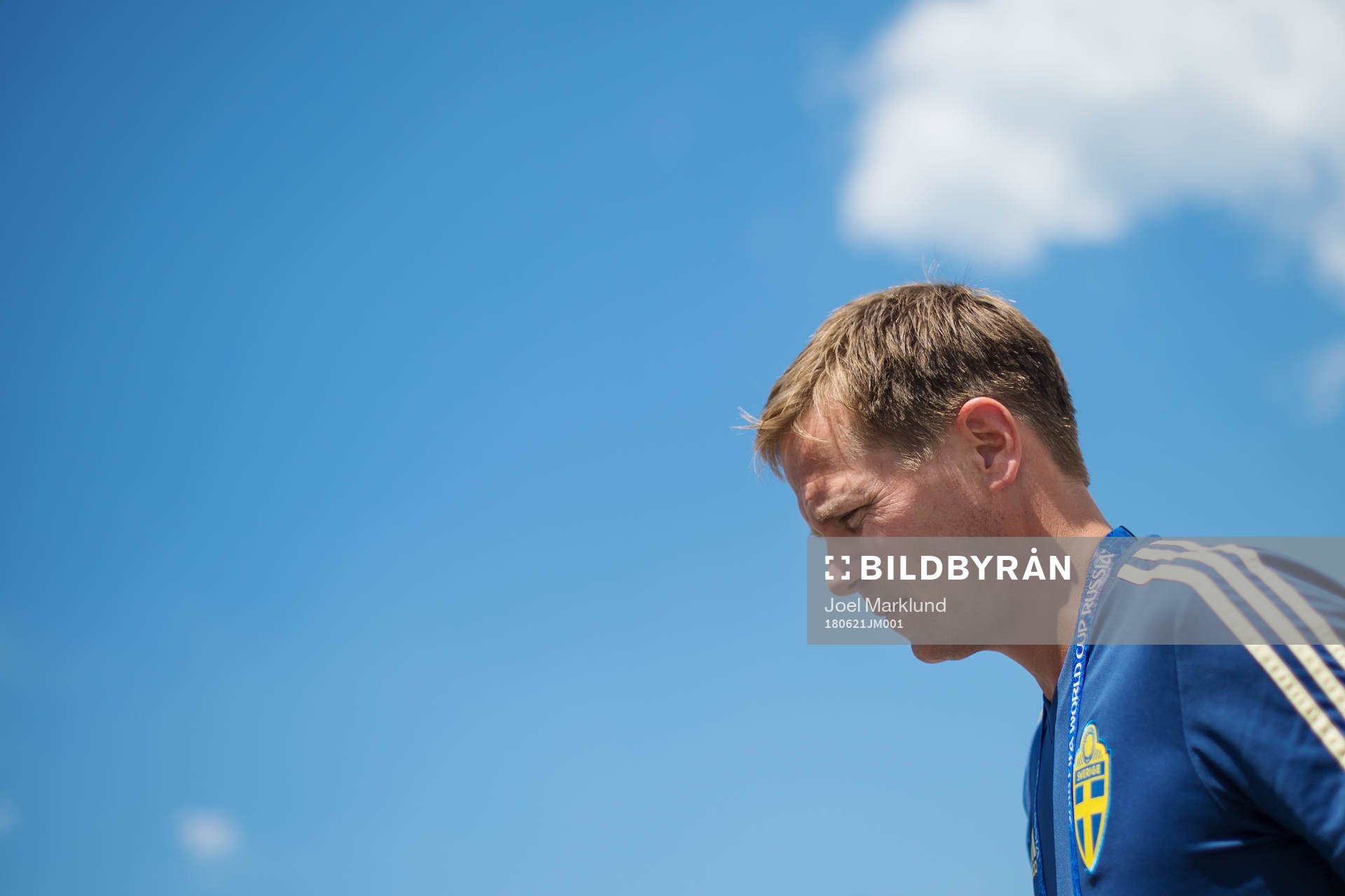 Scout Roger Sandberg of the Swedish national football team