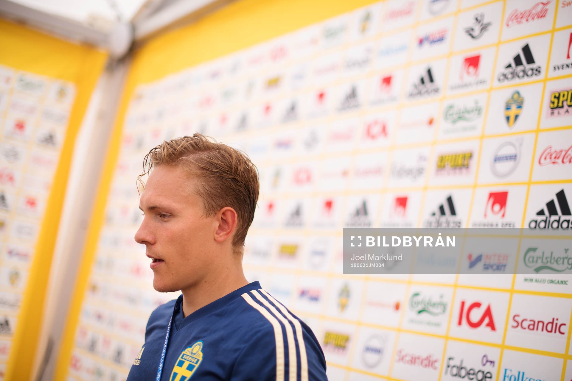 Ludwig Augustinsson of the Swedish national football team