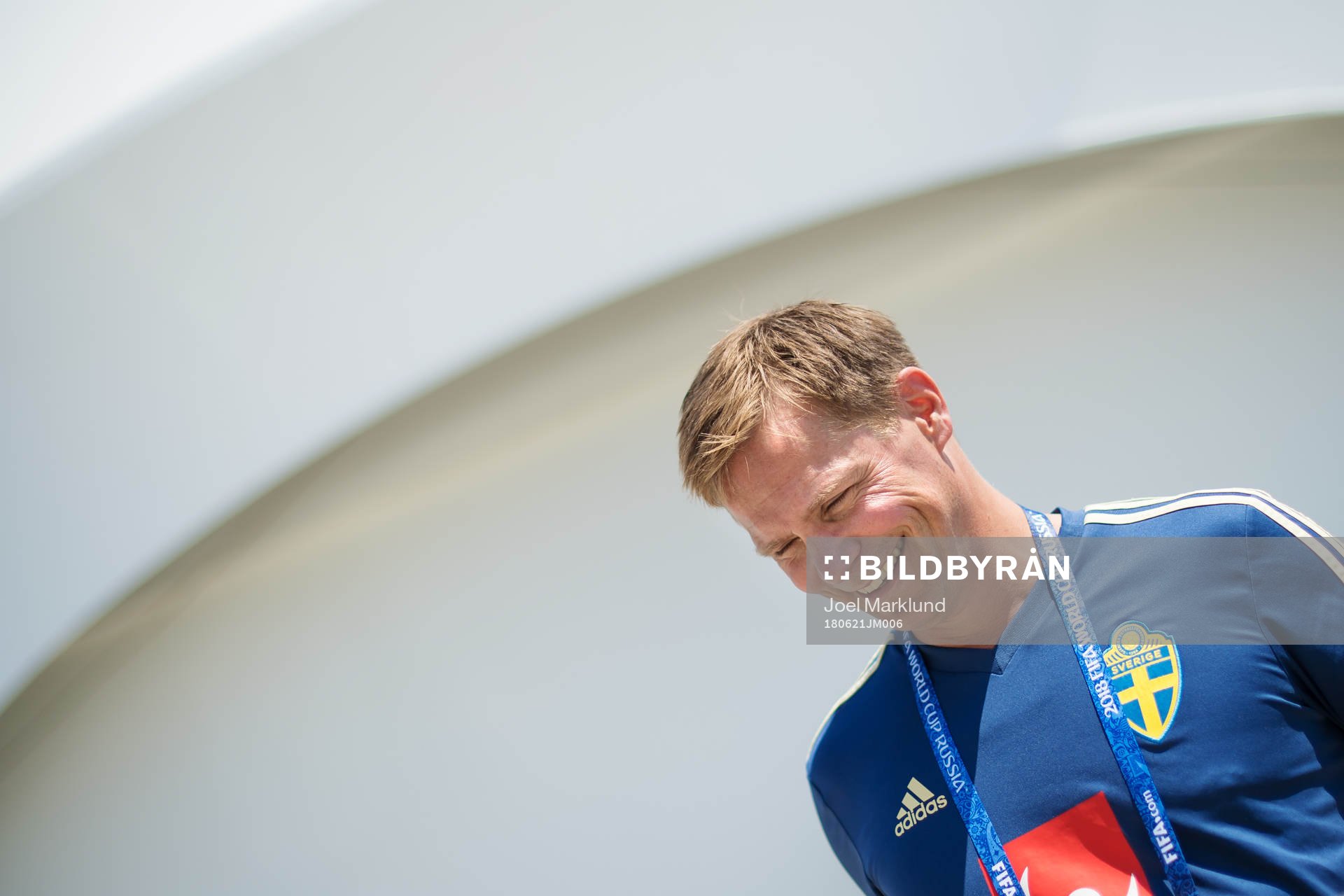 Scout Roger Sandberg of the Swedish national football team