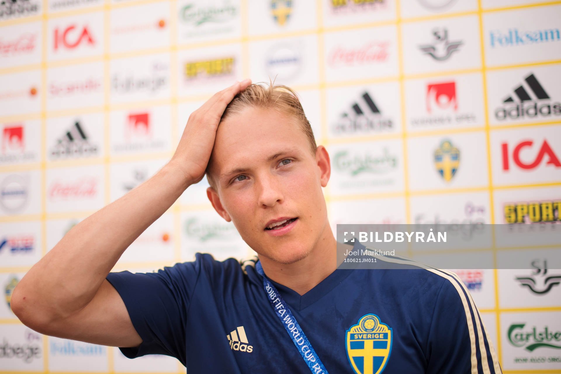 Ludwig Augustinsson of the Swedish national football team