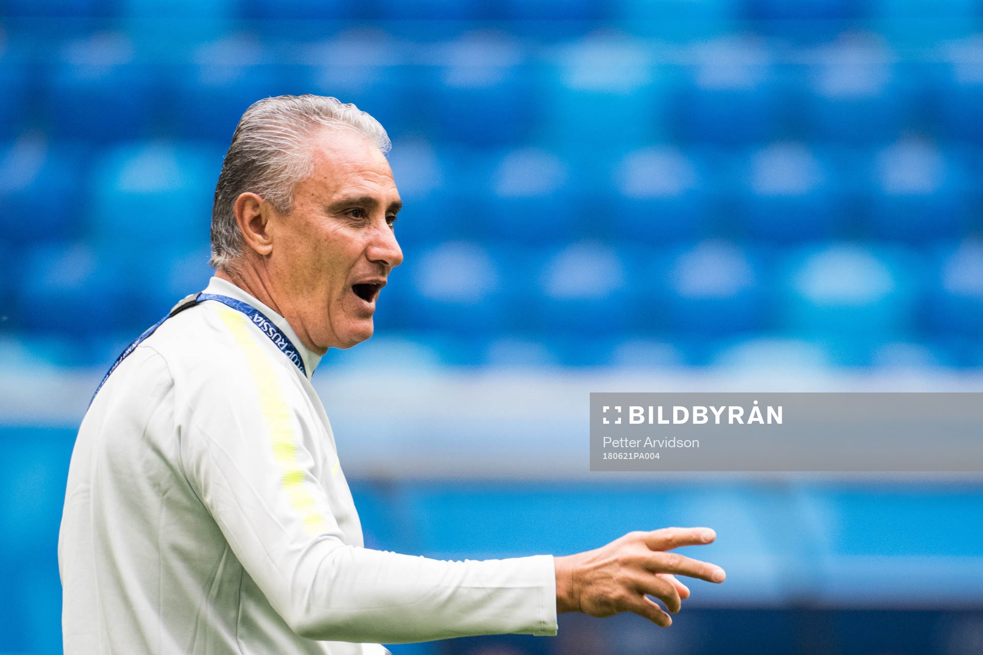 Head coach Tite of Brazil