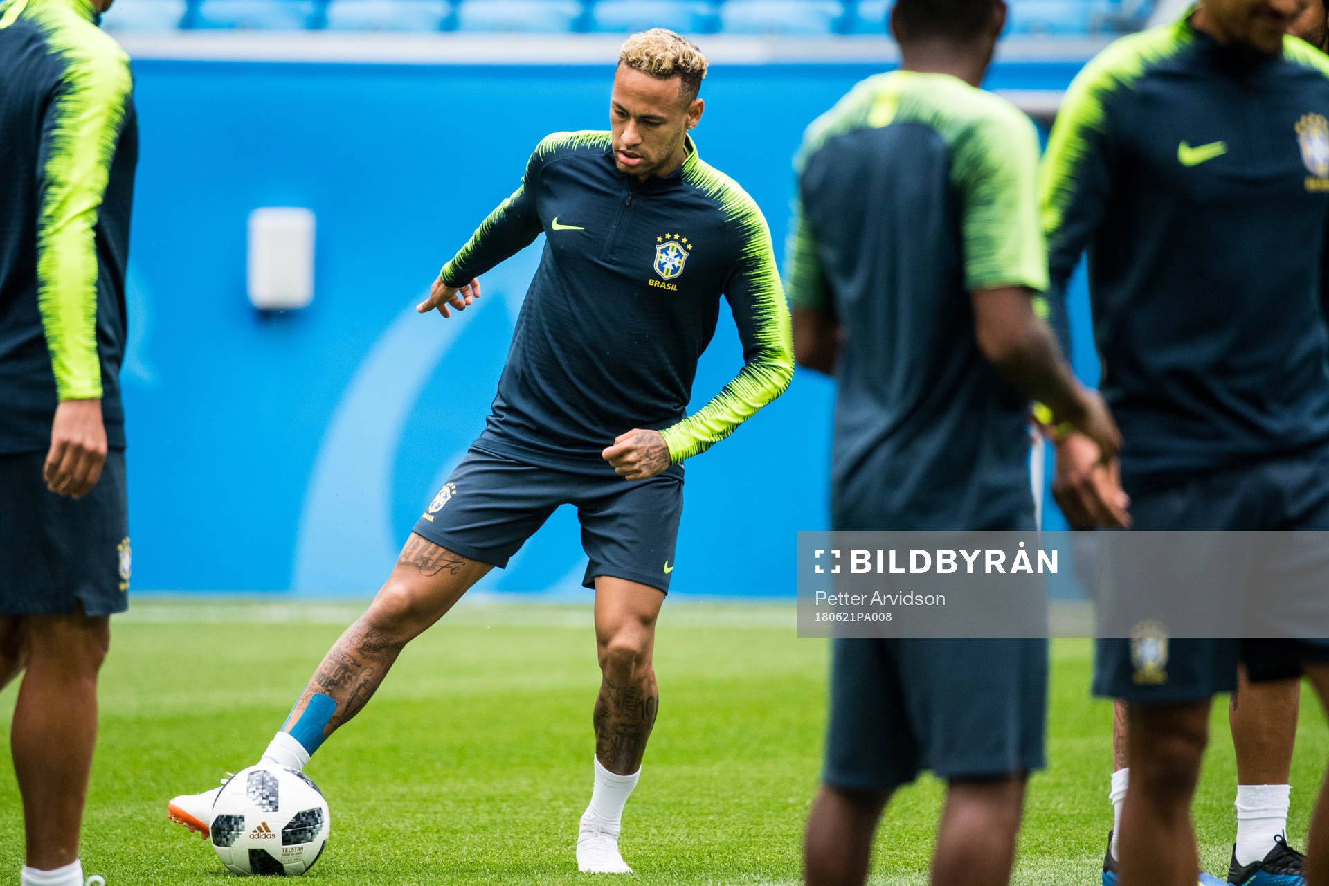 Neymar of Brazil