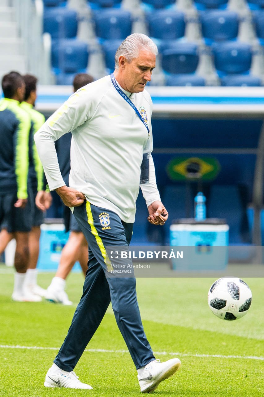 Head coach Tite of Brazil