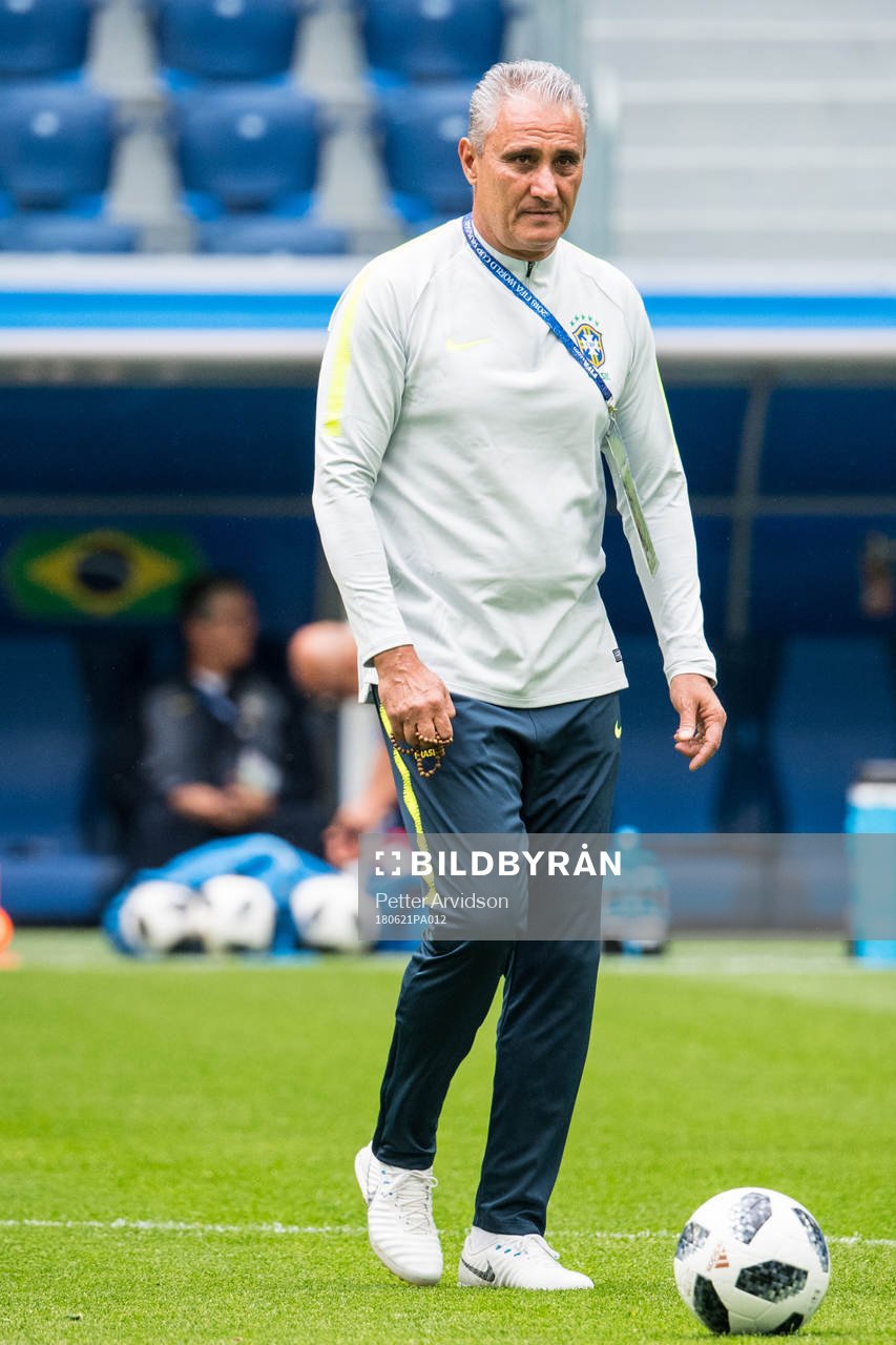 Head coach Tite of Brazil