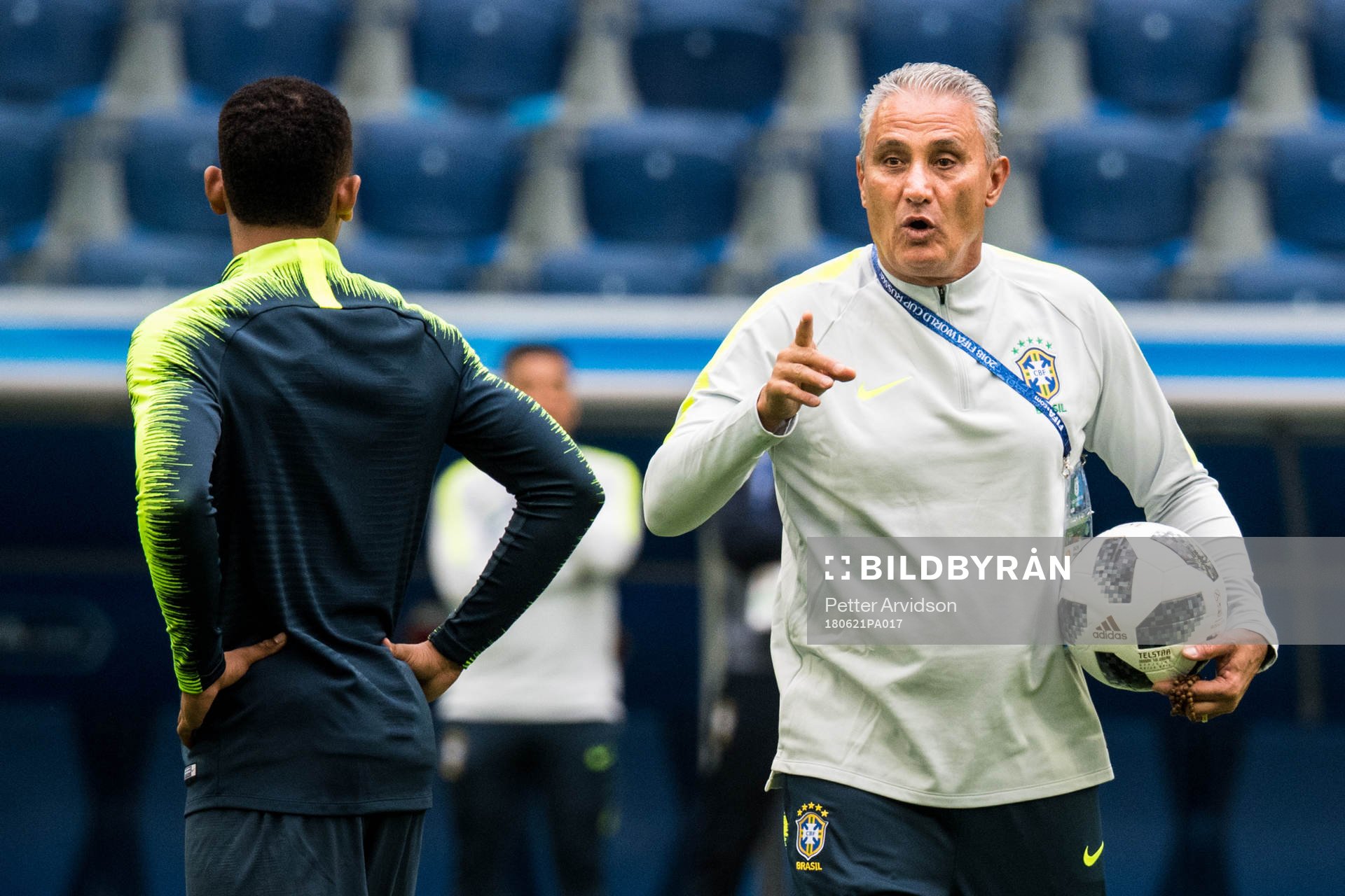 Head coach Tite of Brazil