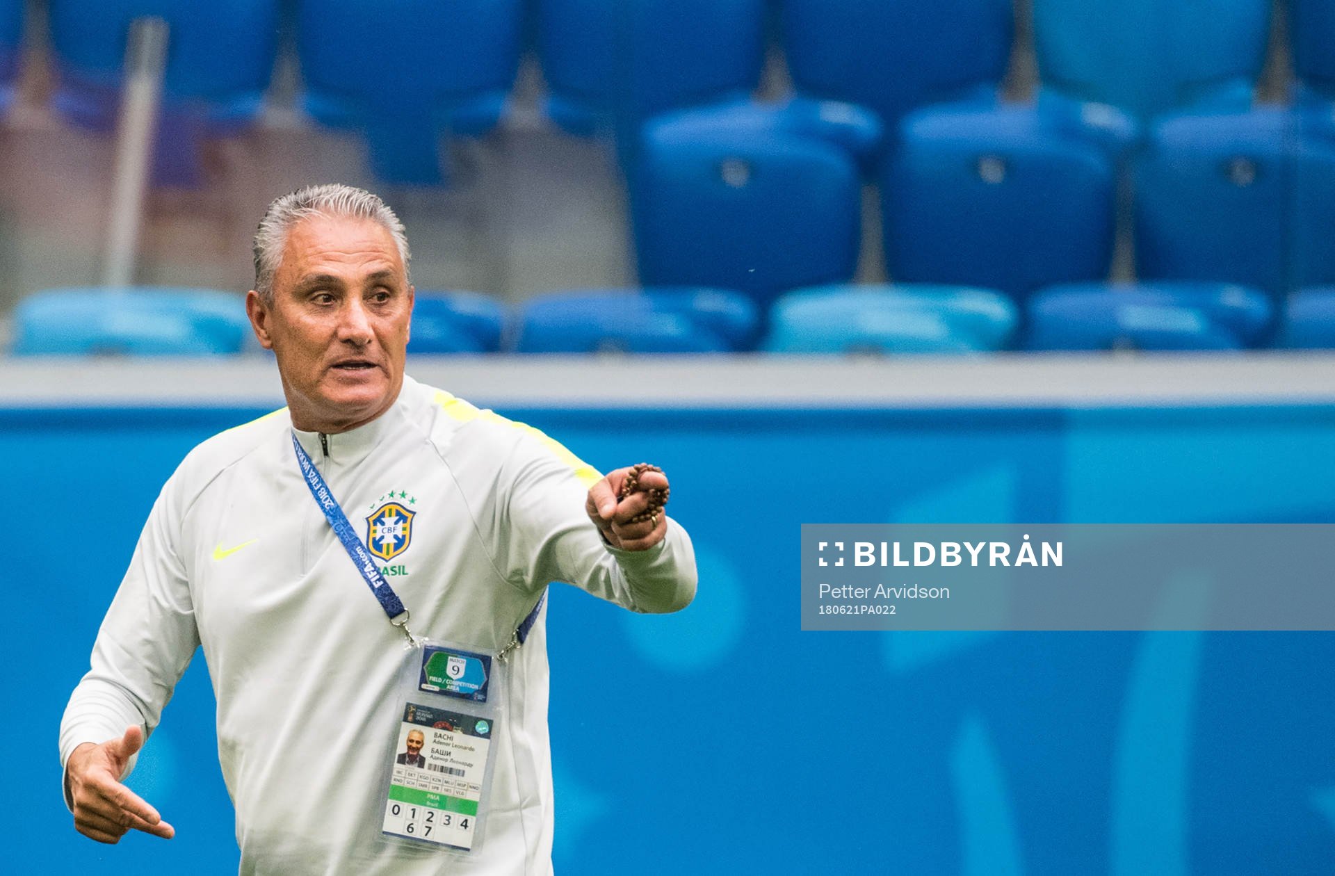 Head coach Tite of Brazil