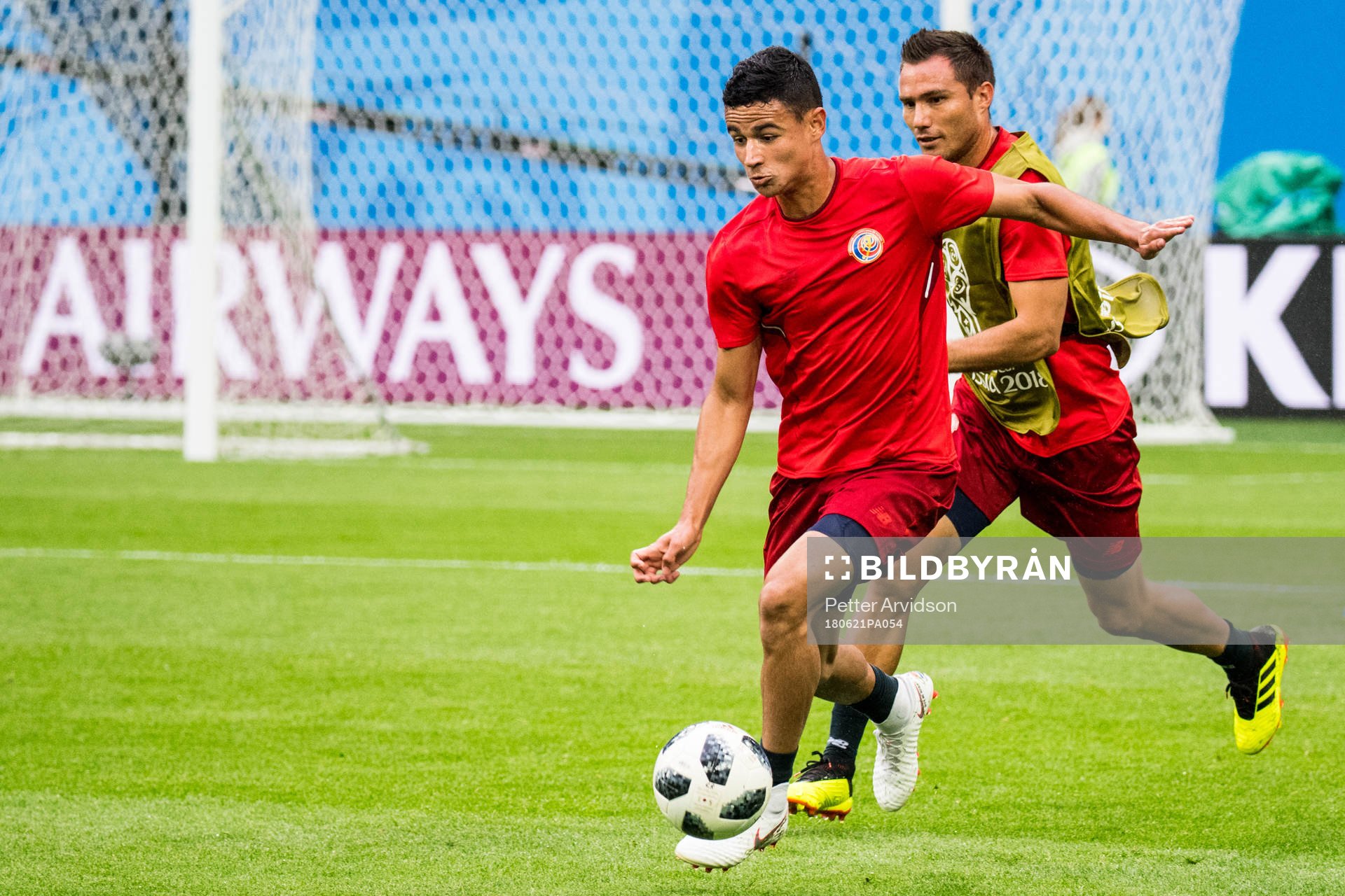 Ian Smith of Costa Rica during a practice session during the FIFA World Cup on June 21, 2018 in Sankt Petersburg.
