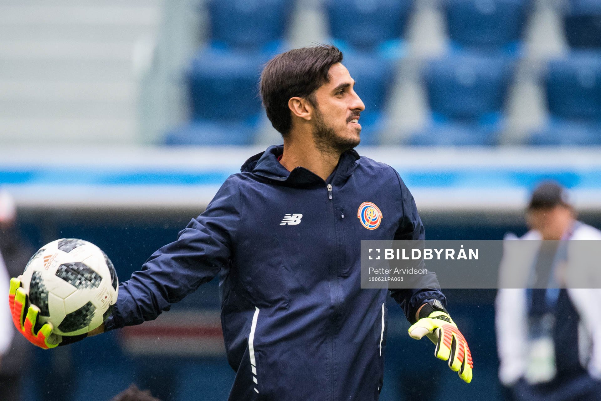Bryan Ruiz of Costa Rica during a practice session during the FIFA World Cup on June 21, 2018 in Sankt Petersburg.
