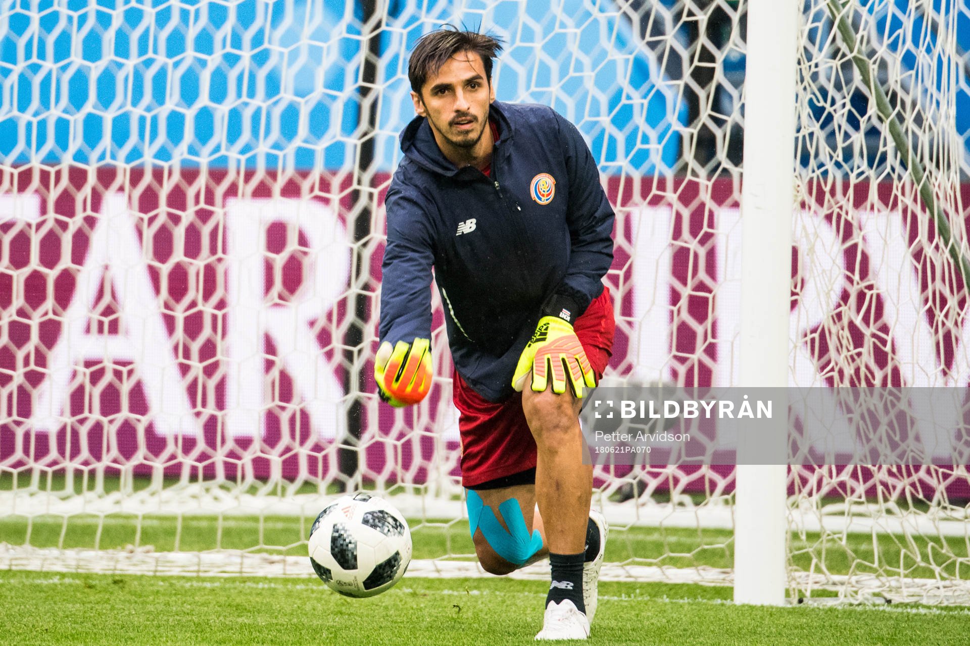 Bryan Ruiz of Costa Rica during a practice session during the FIFA World Cup on June 21, 2018 in Sankt Petersburg.