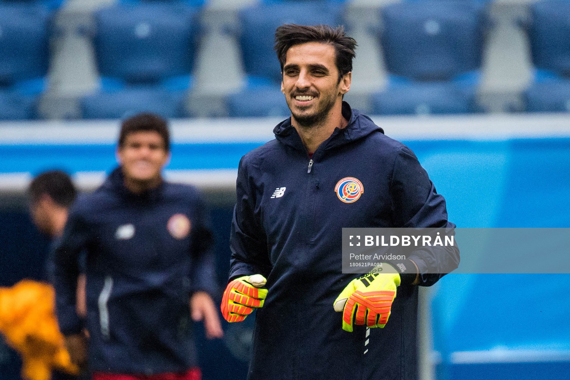 Bryan Ruiz of Costa Rica during a practice session during the FIFA World Cup on June 21, 2018 in Sankt Petersburg.