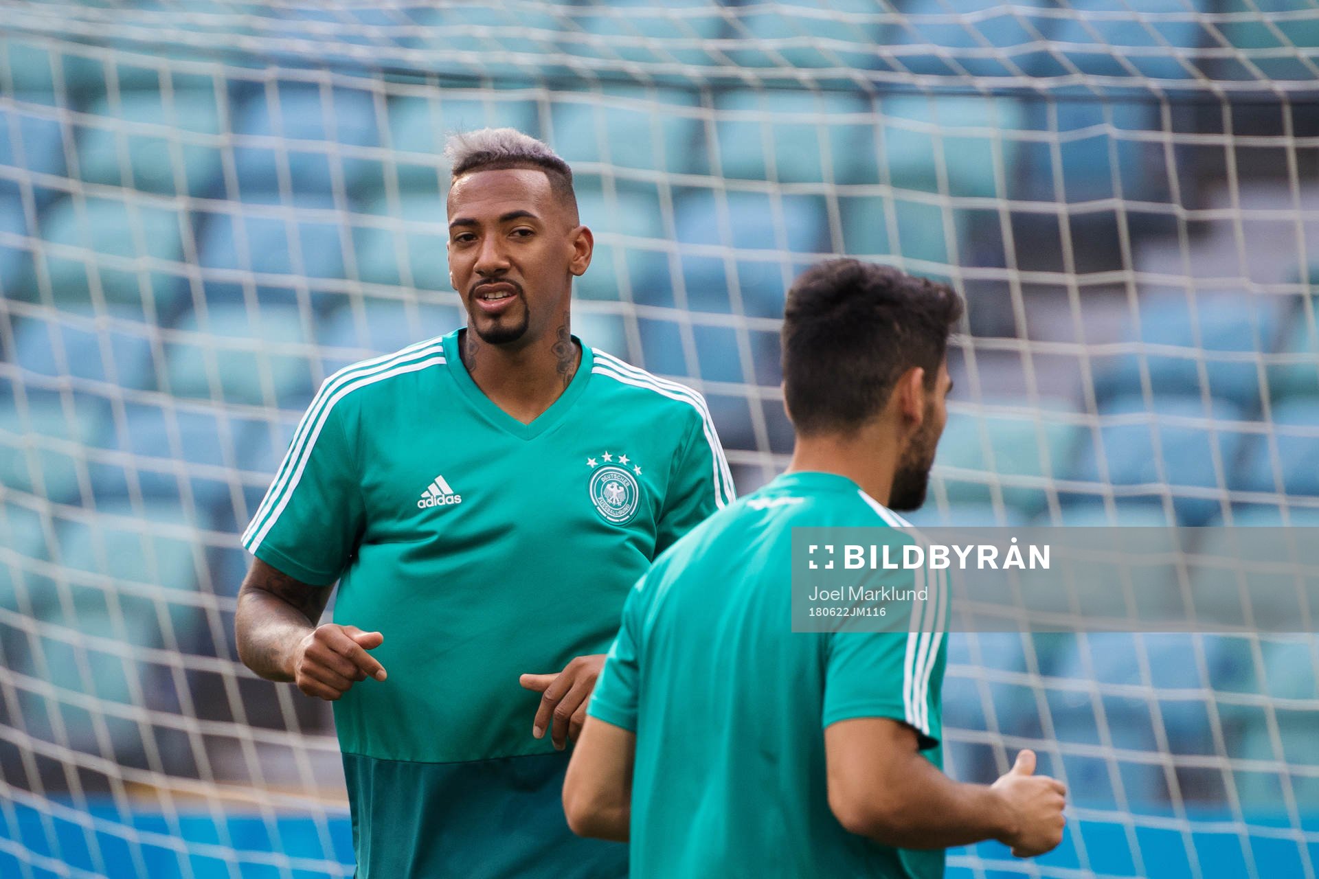 Jerome Boateng of the German national football team at a