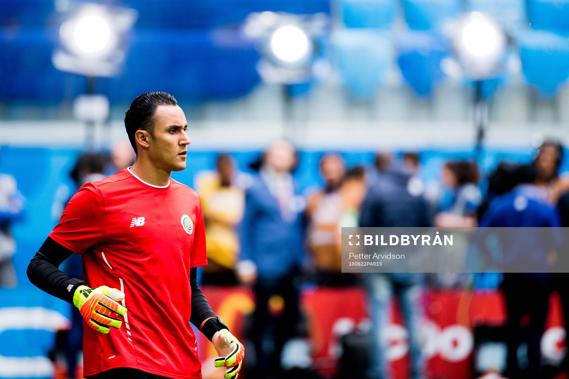 Goalkeeper Keylor Navas of Costa Rica