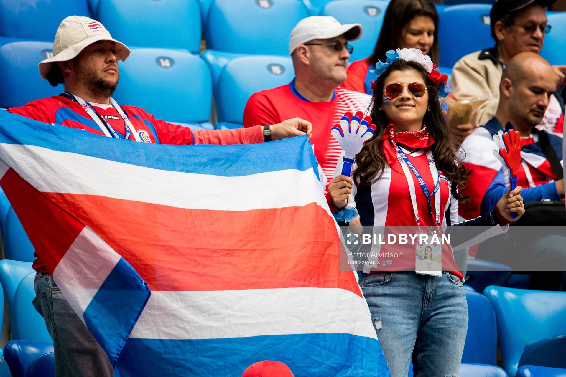 Fans of Costa Rica