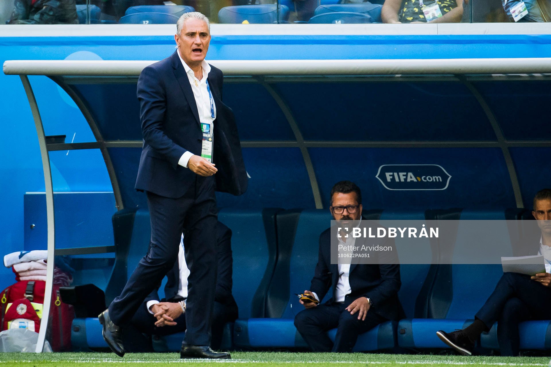 Head coach Tite of Brazil