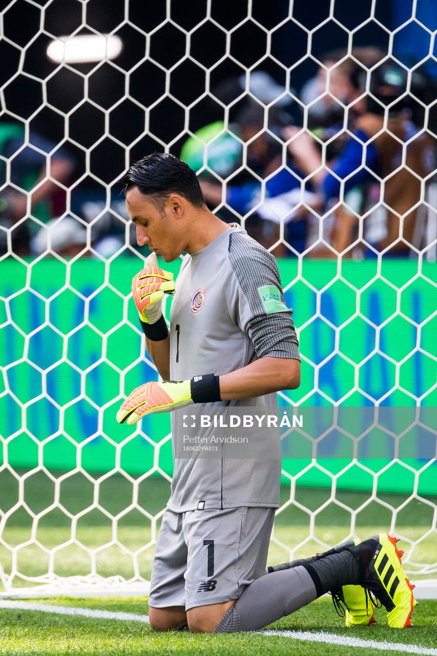 Goalkeeper Keylor Navas of Costa Rica