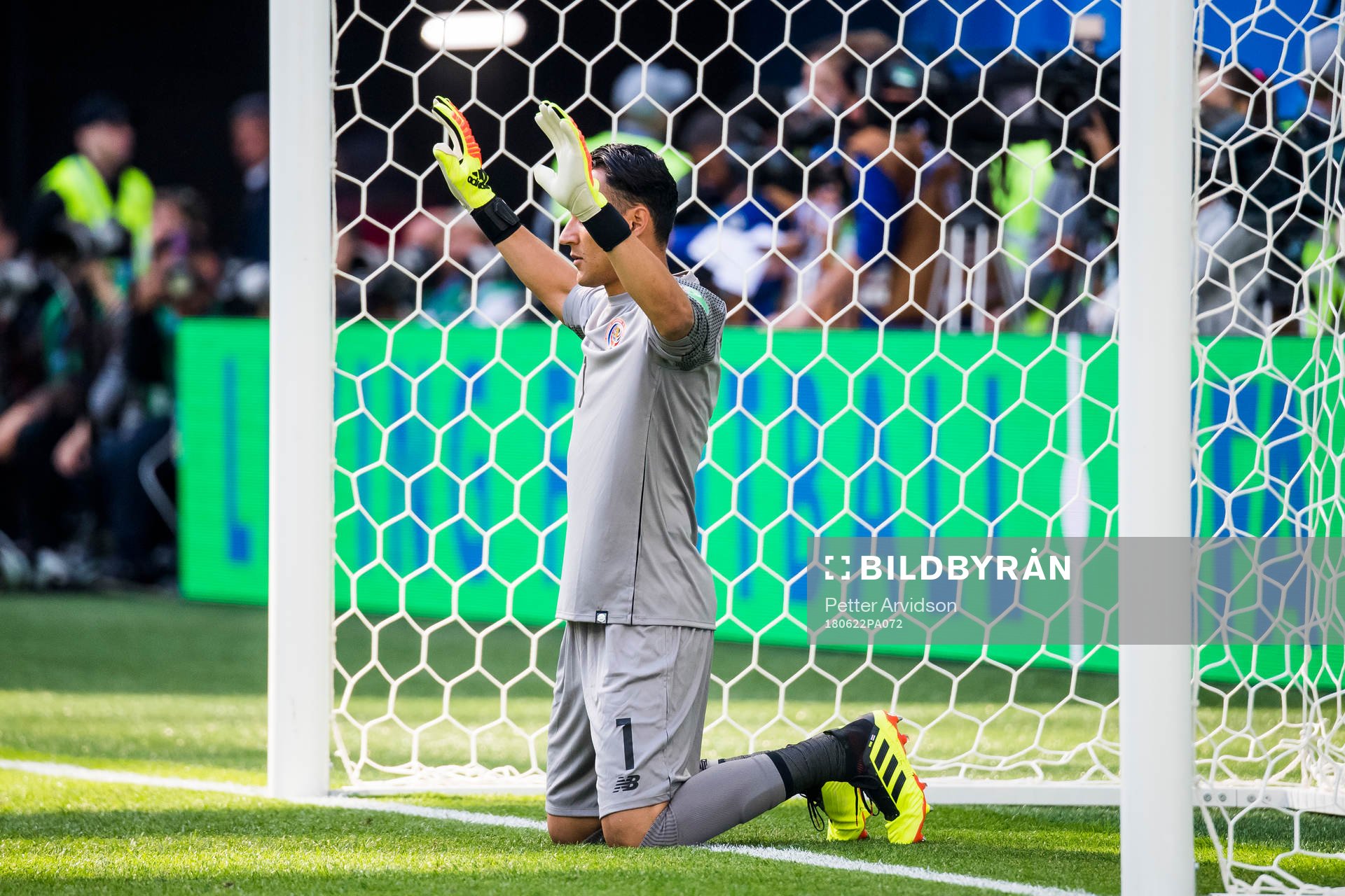 Goalkeeper Keylor Navas of Costa Rica