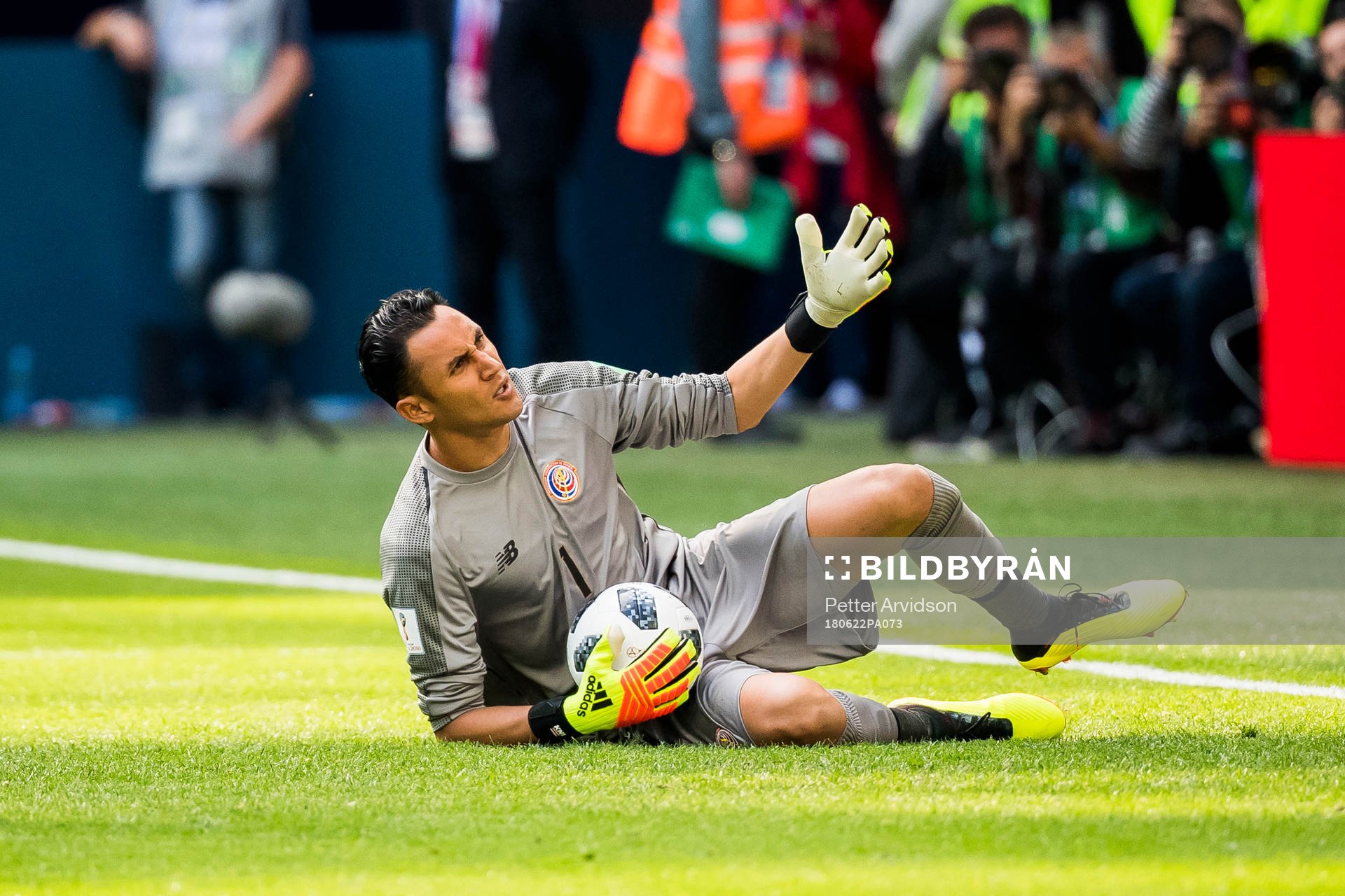 Goalkeeper Keylor Navas of Costa Rica