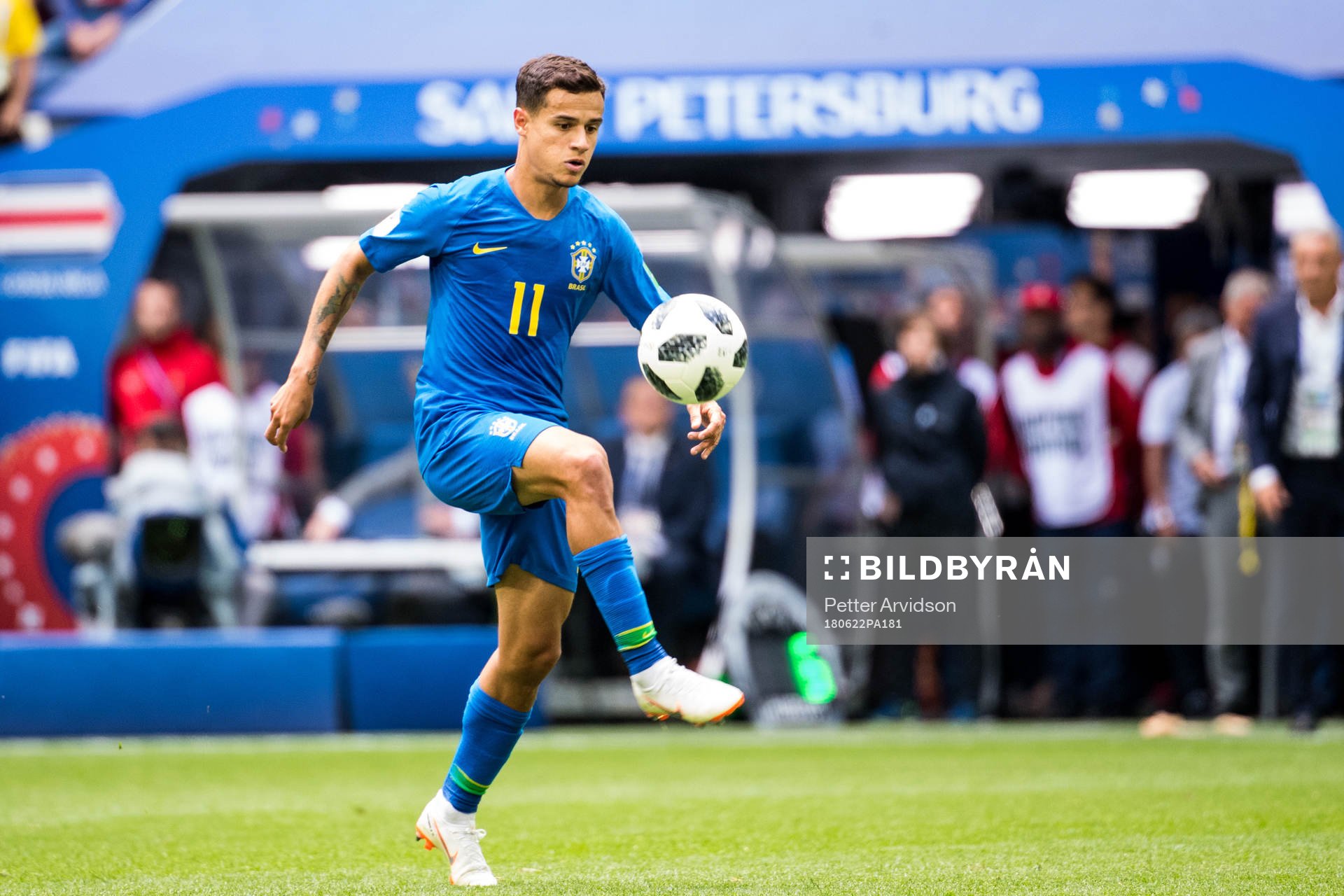 Philippe Coutinho of Brazil